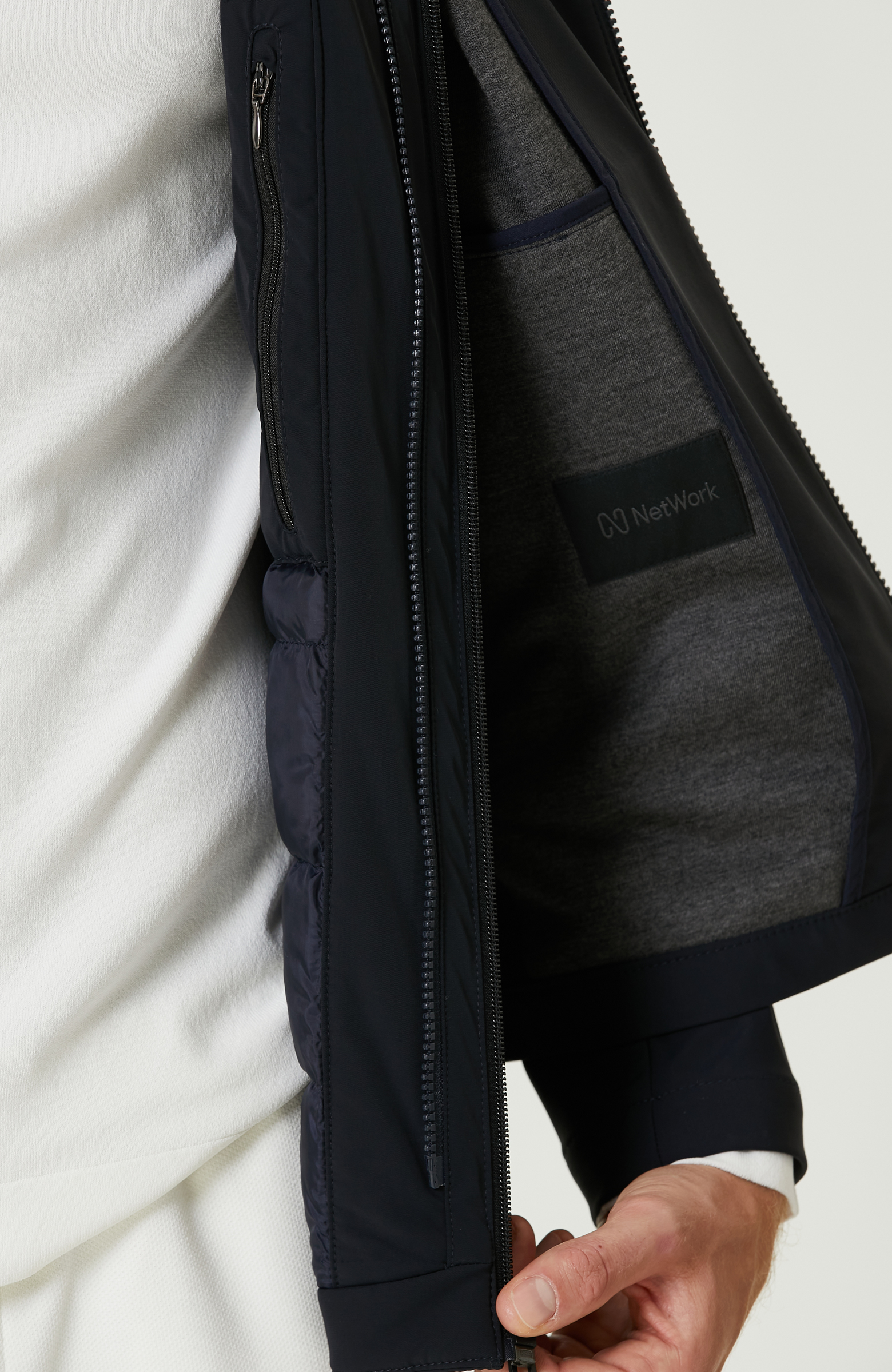 Lacivert N-Tech Yelek Olabilen Mont