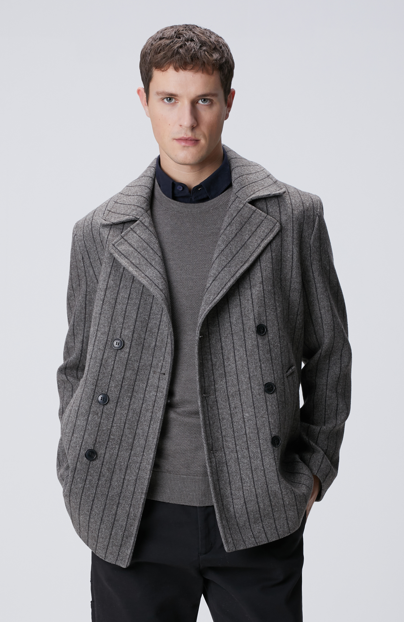 Vizon Yün Karışımlı Kaban