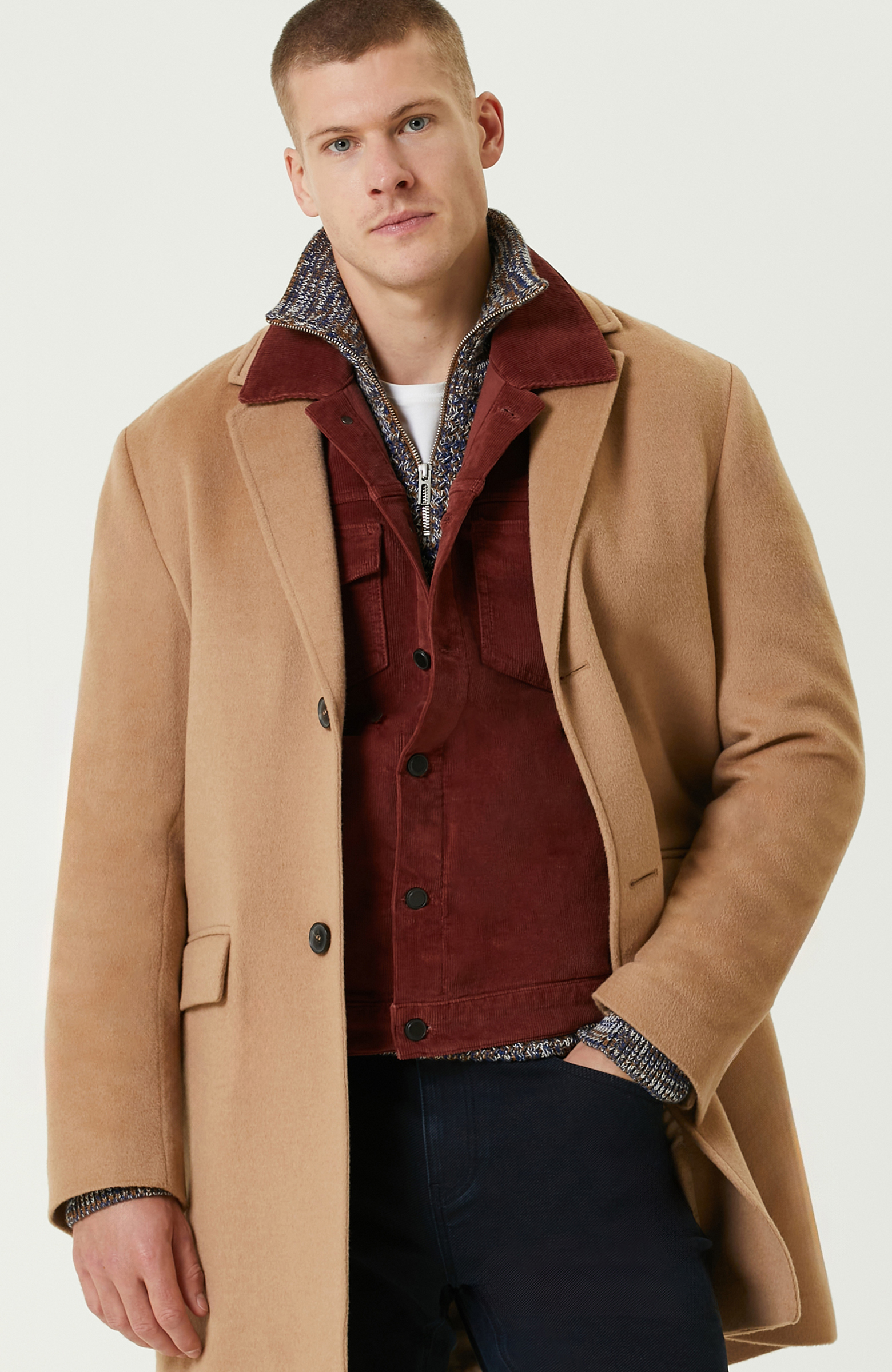 Camel Limited Kaşmir Palto