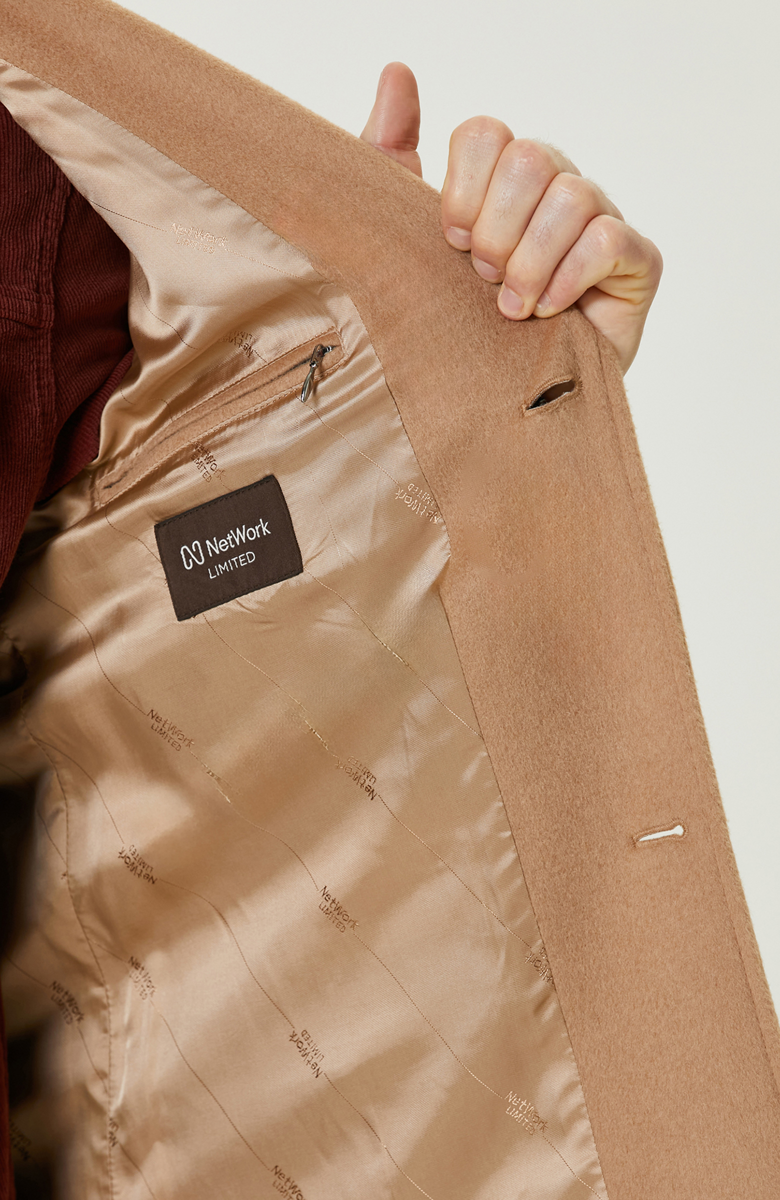 Camel Limited Kaşmir Palto