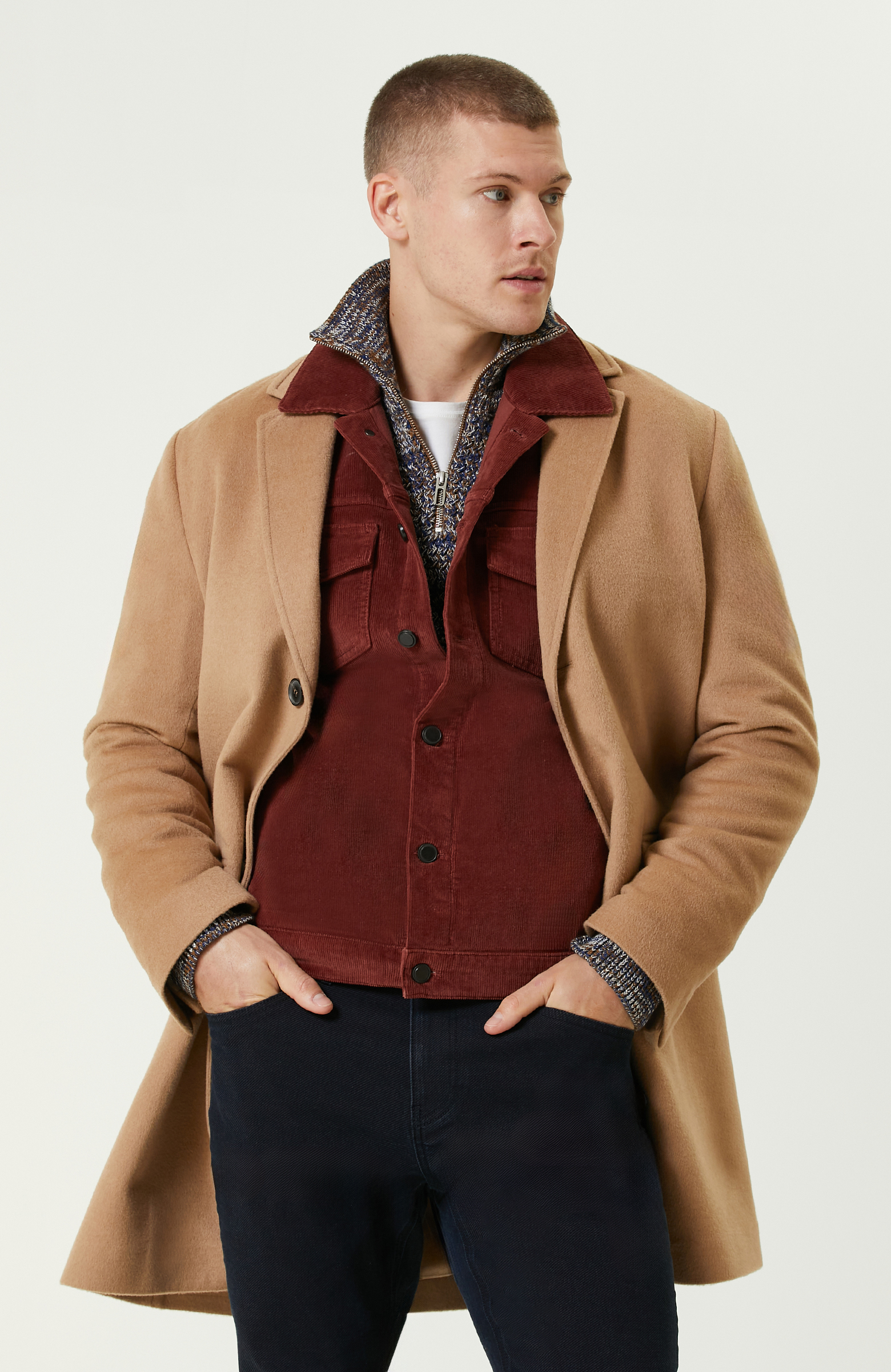 Camel Limited Kaşmir Palto