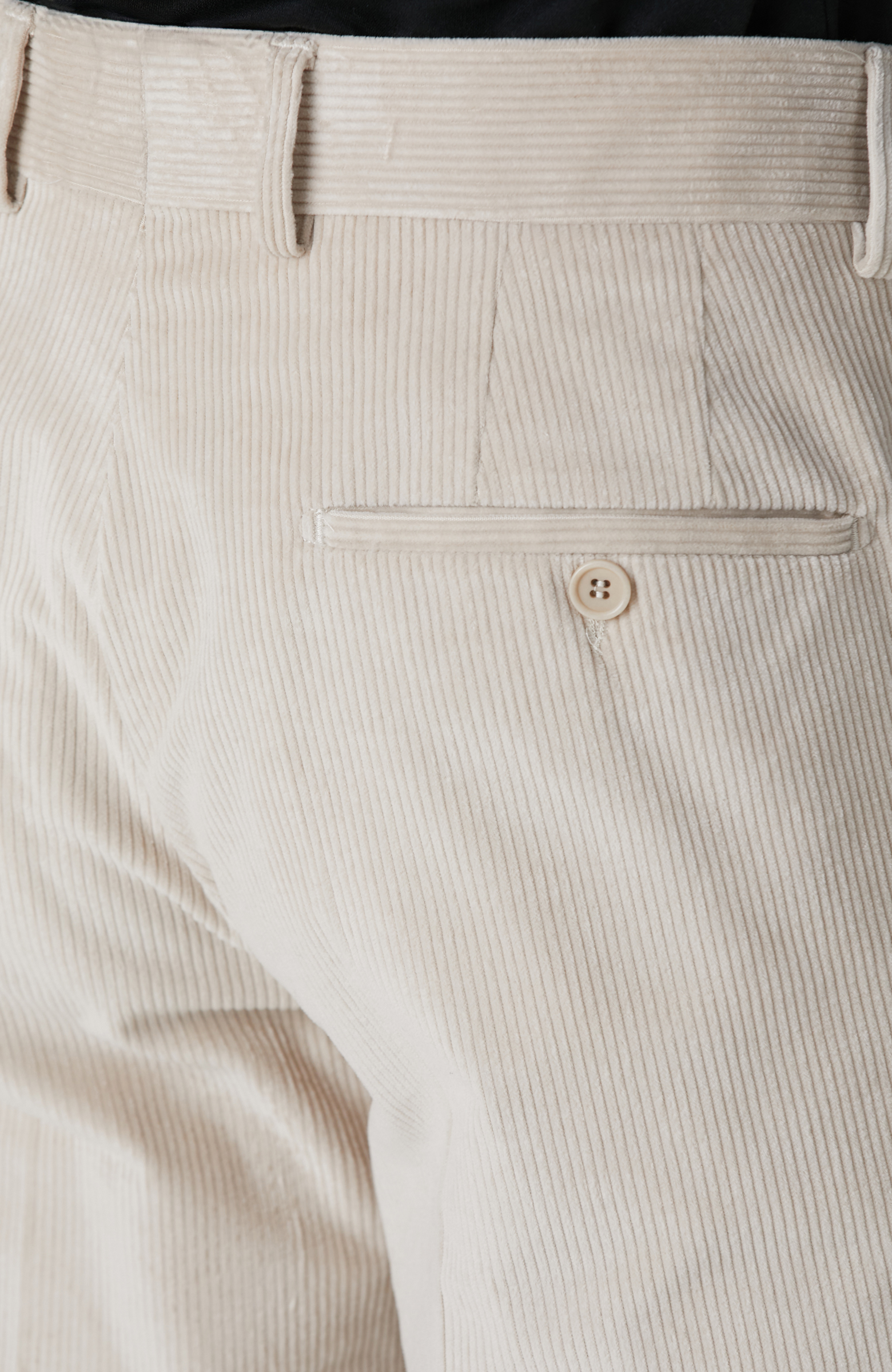 Limited Ekru Kadife Pantolon