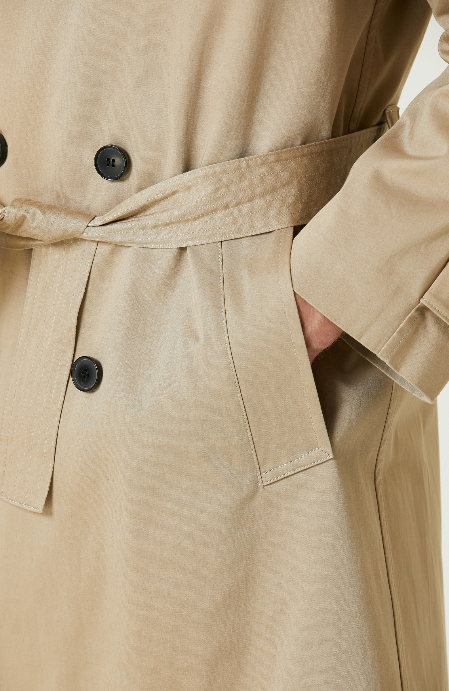 Camel Apoletli Kruvaze Trenchcoat_6