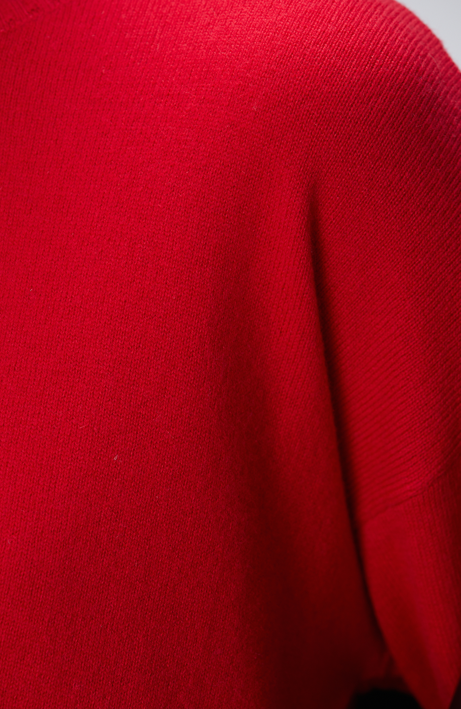 Kırmızı Limited Kaşmir Triko Kazak