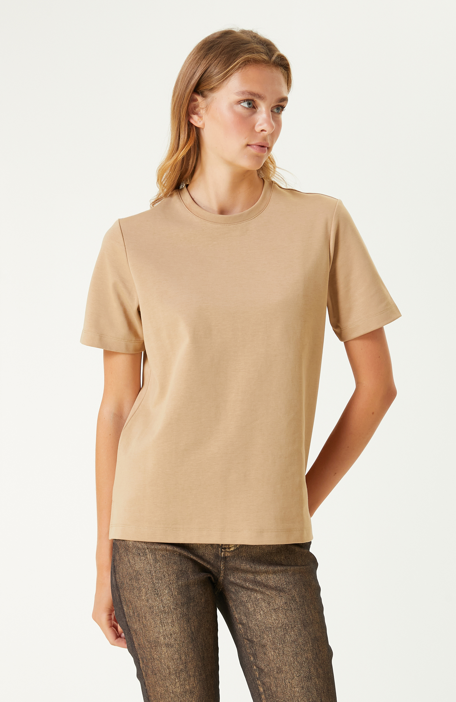 Camel Basic T-Shirt_3