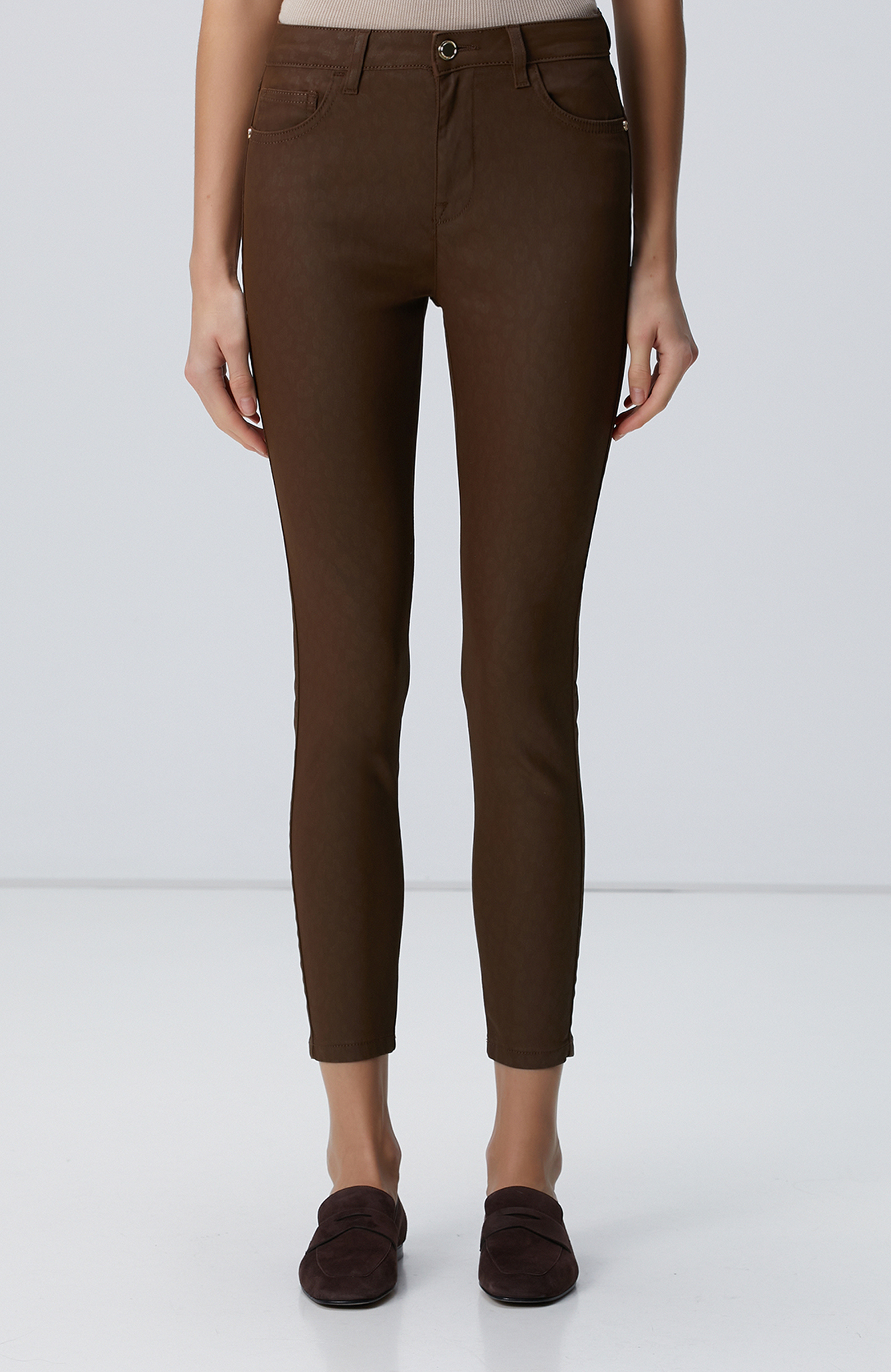 Açık Kahverengi Casual Pantolon