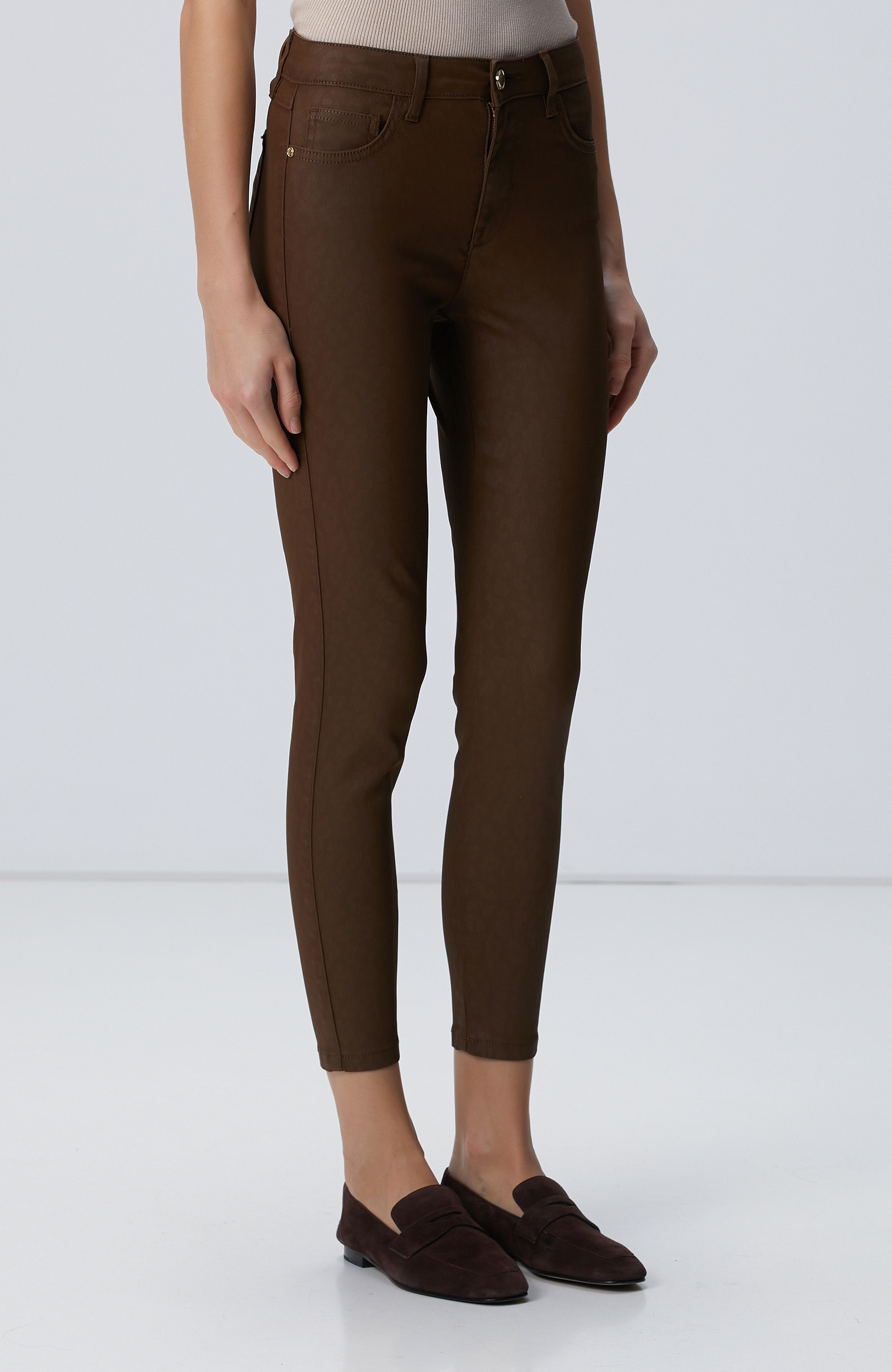 Açık Kahverengi Casual Pantolon