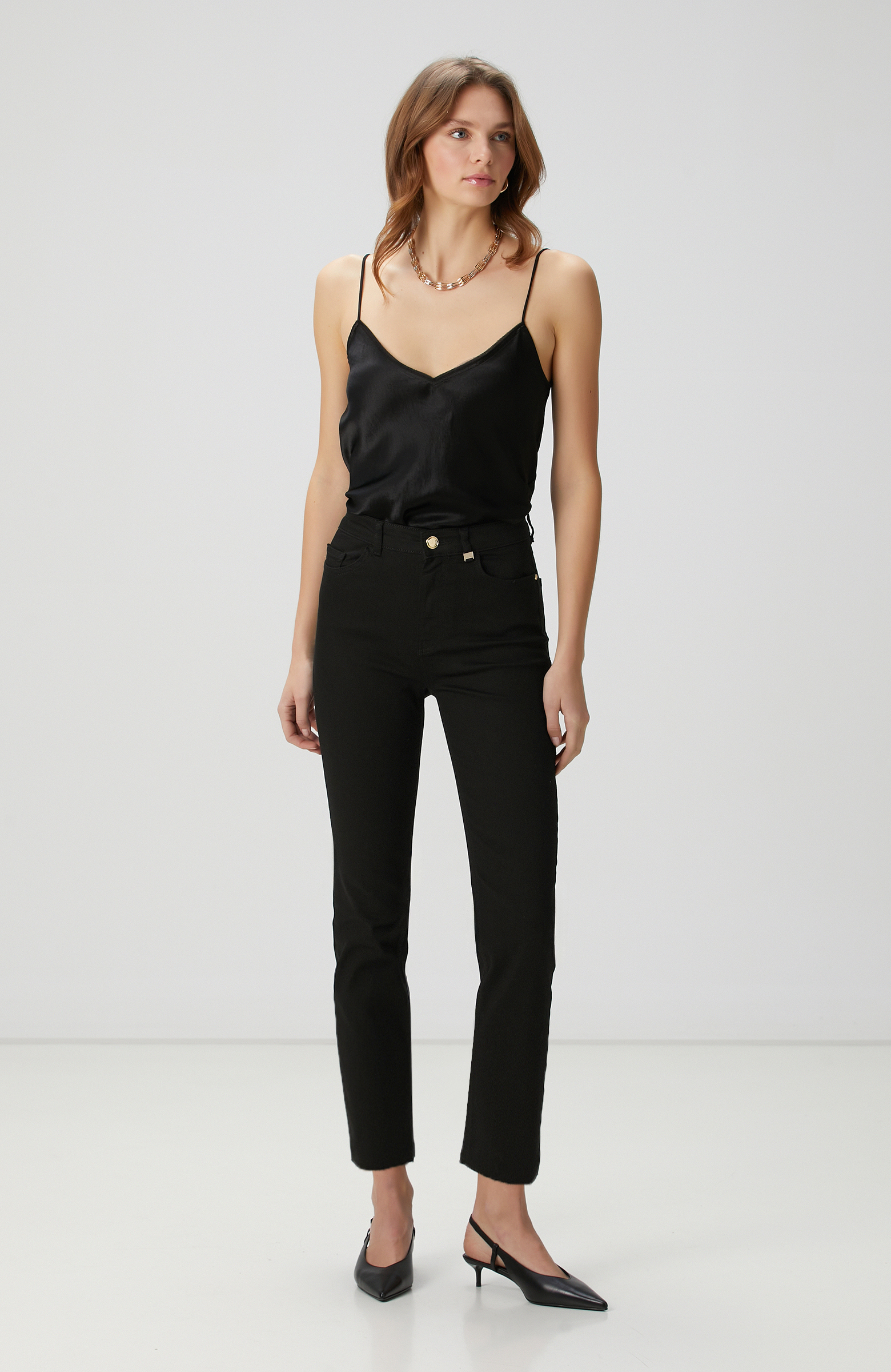 Siyah Denim Pantolon