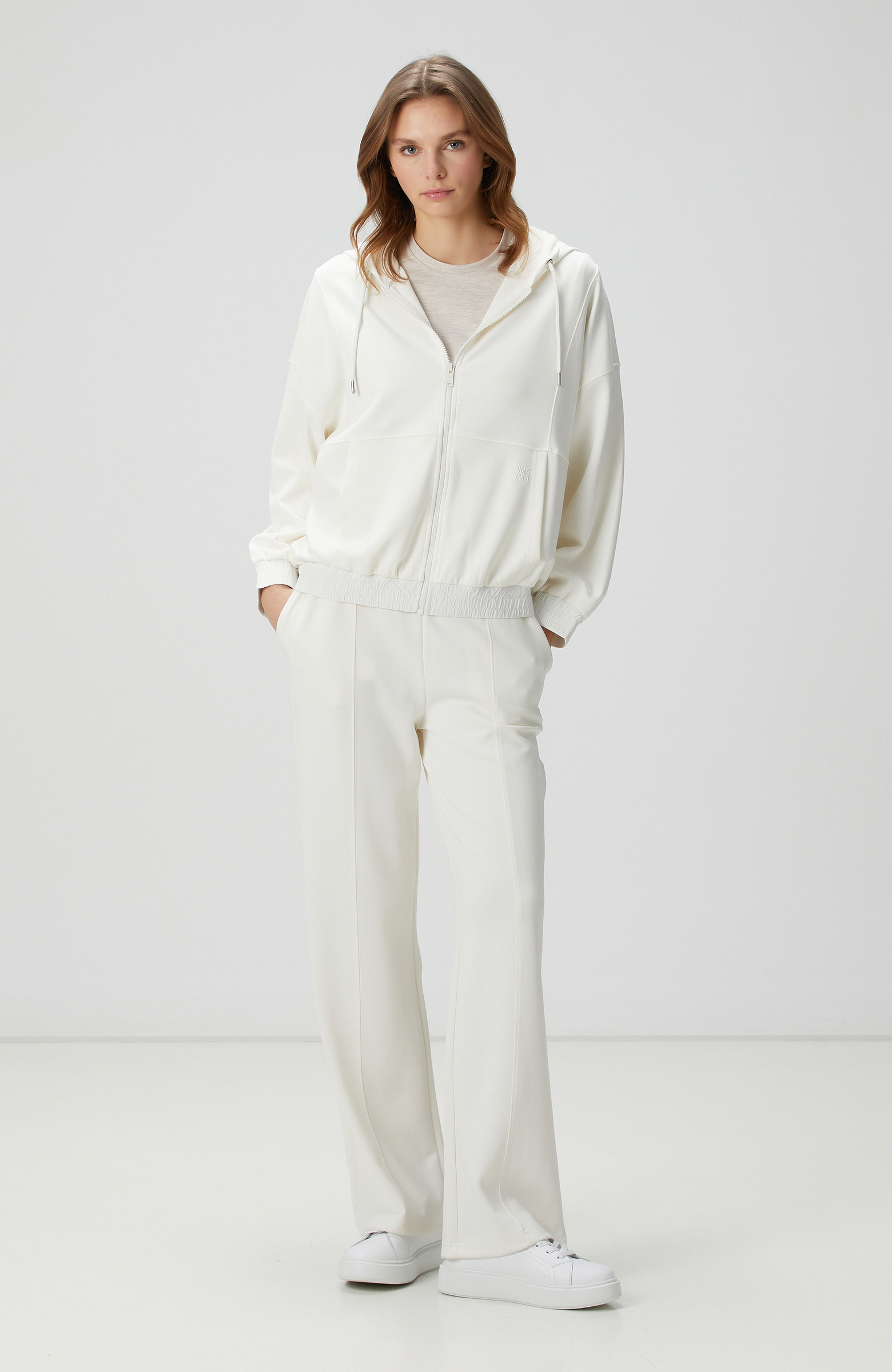 Kırık Beyaz Eşofman Altı