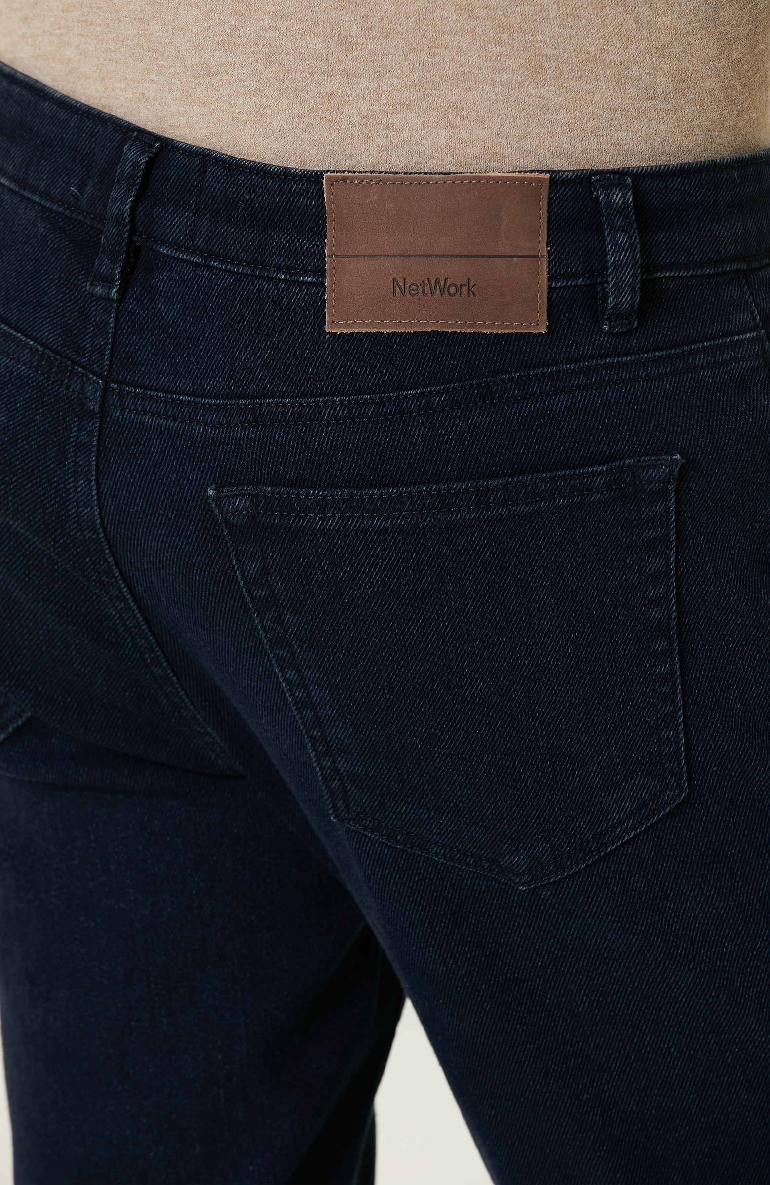 Koyu Lacivert Denim Pantolon_4