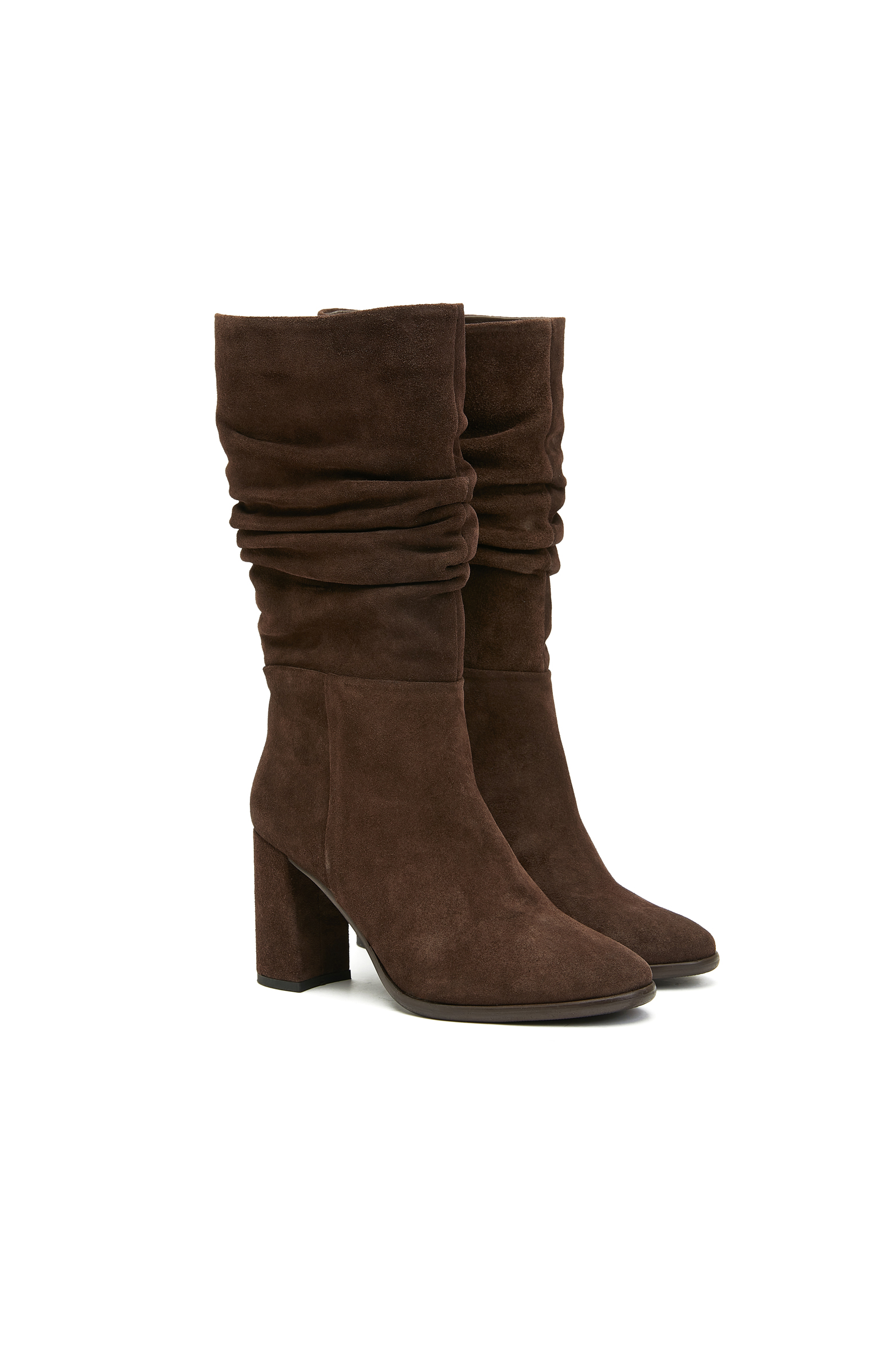 Kahverengi Kadın Süet Çizme