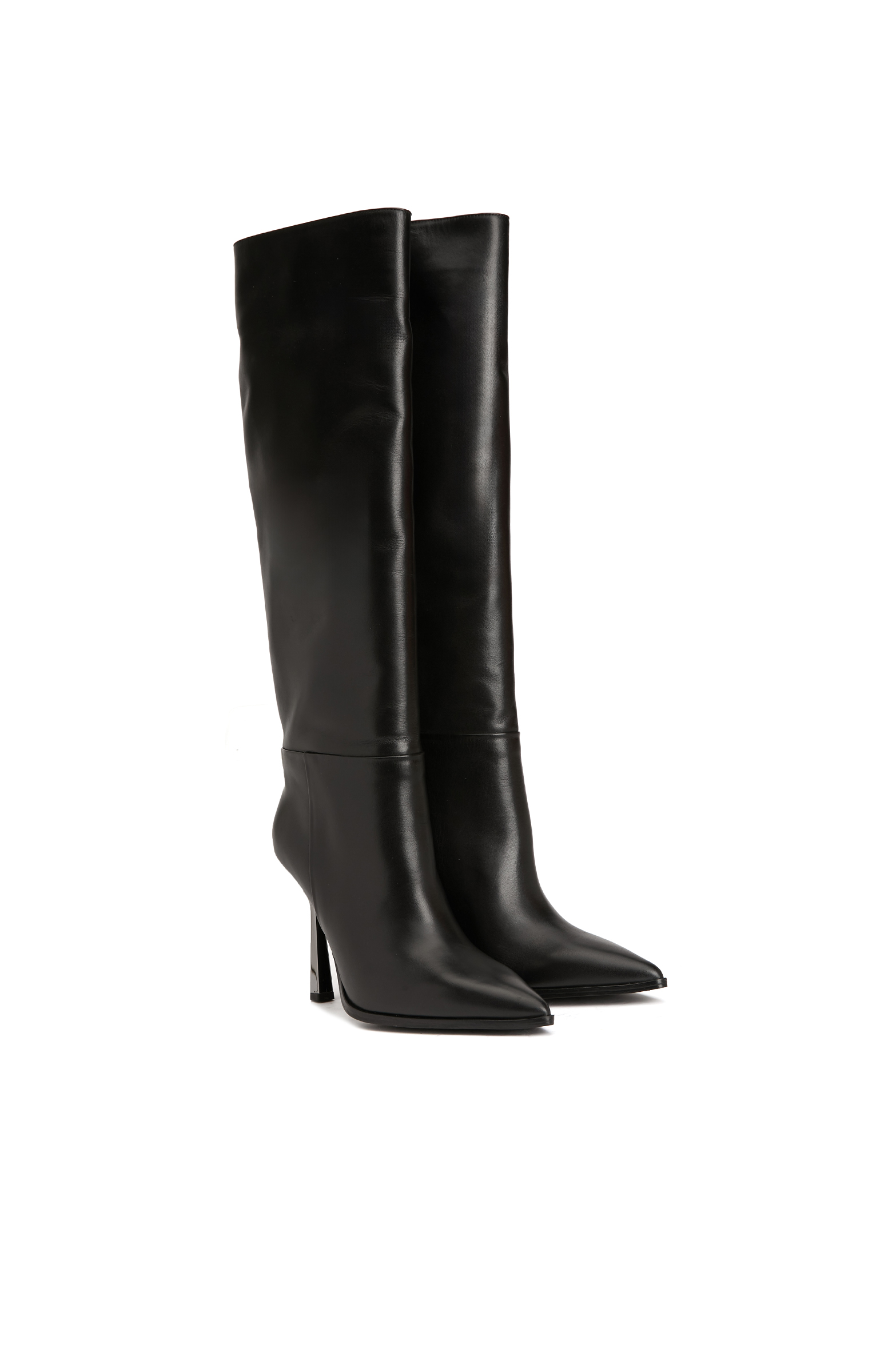 Siyah Kadın Deri Çizme