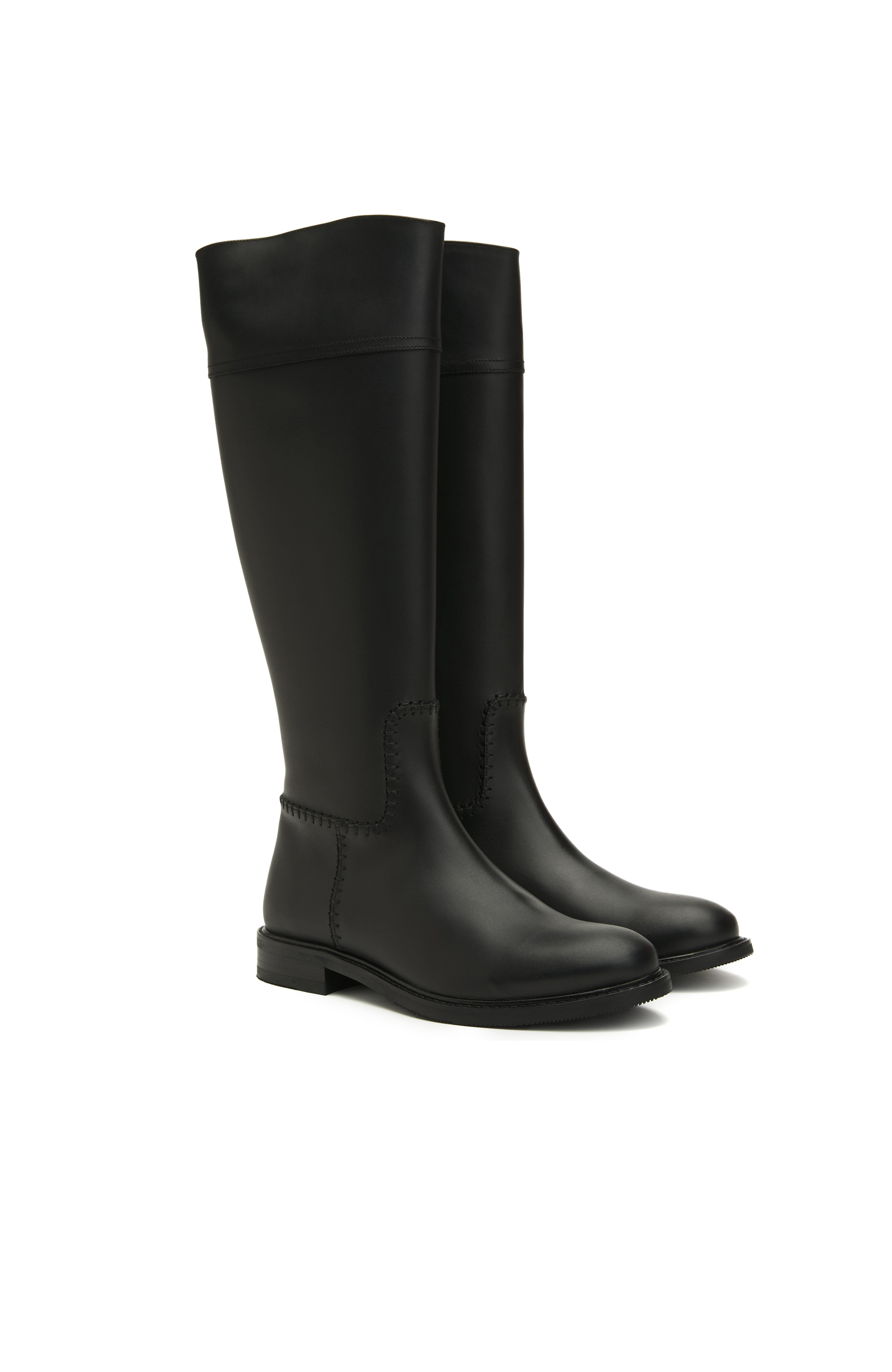 Siyah Kadın Deri Çizme