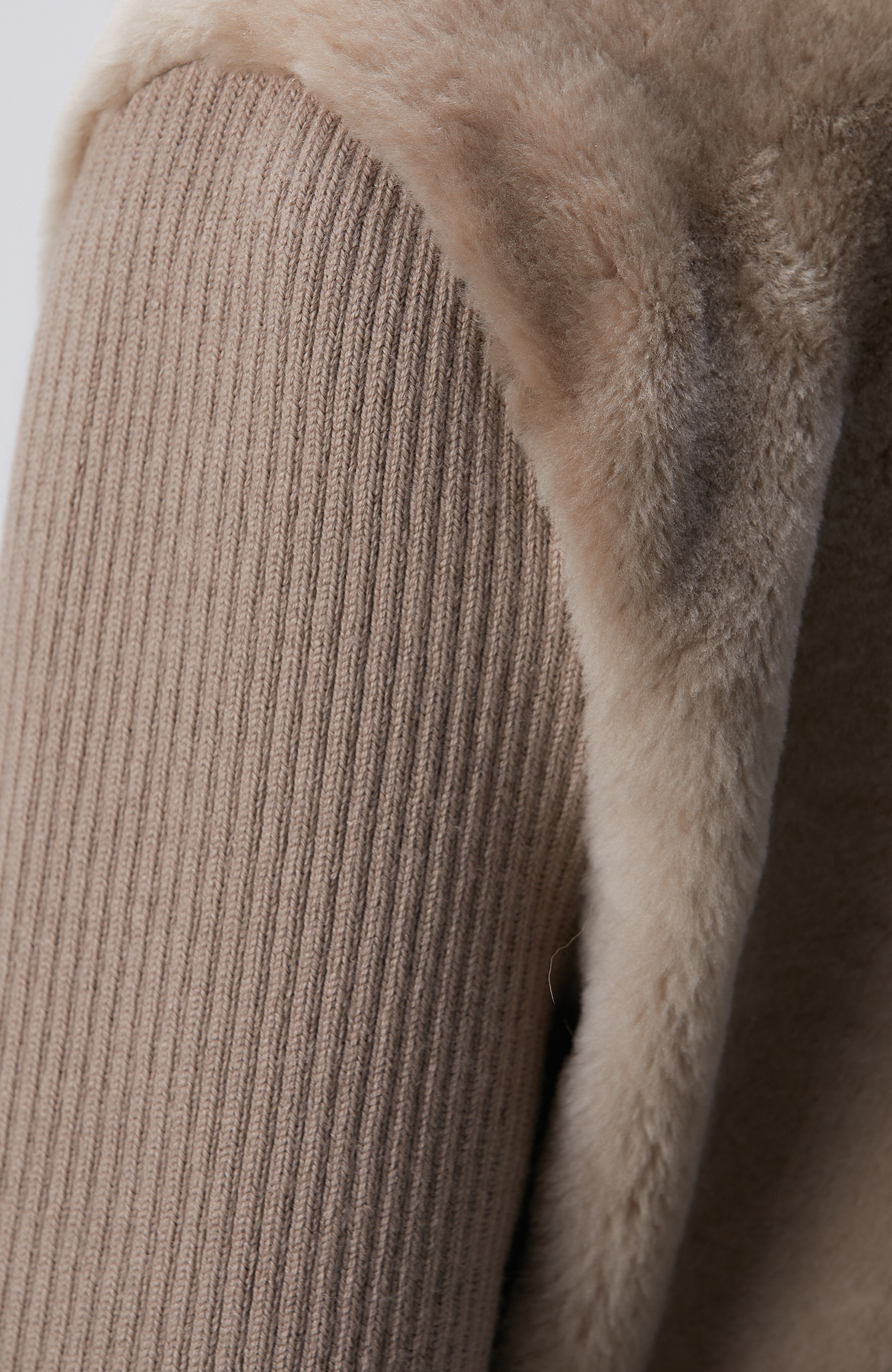 Vizon Kolları Trikolu Deri Kaban