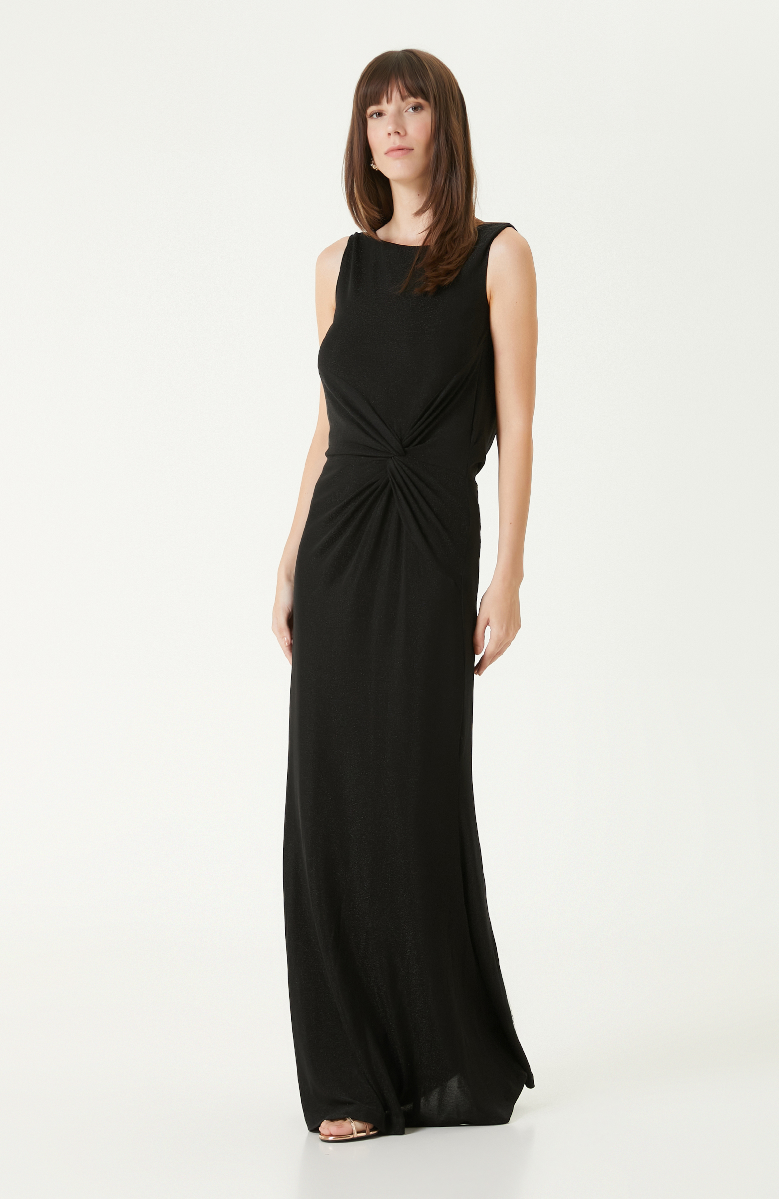 Siyah Maxi Abiye Elbise