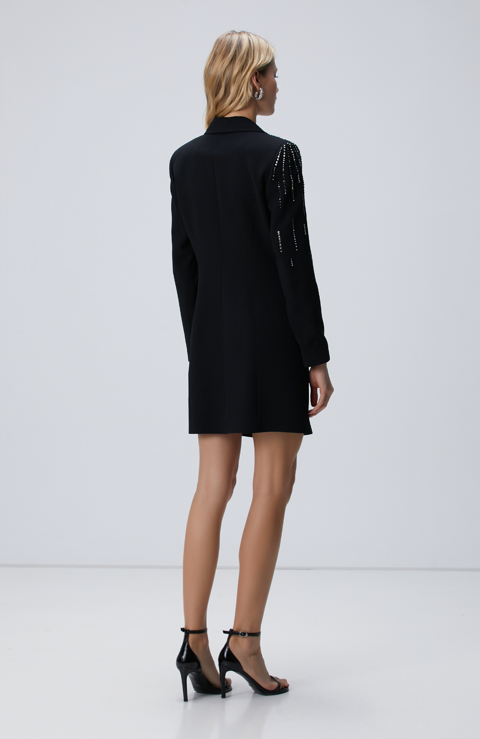 Siyah Mini Abiye Elbise