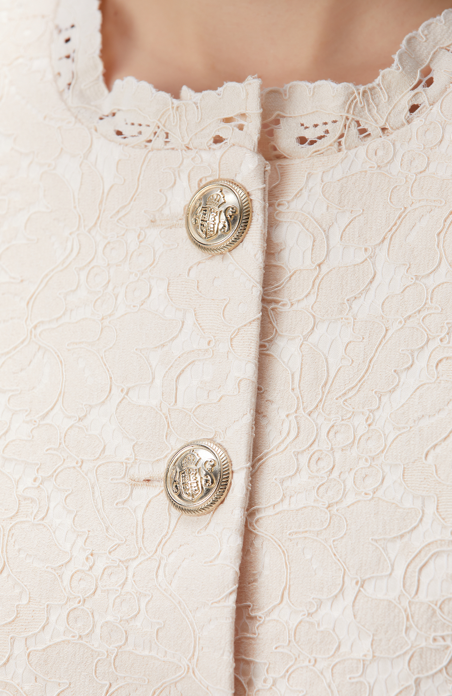 Pudra Rengi Limited Dantel Ceket