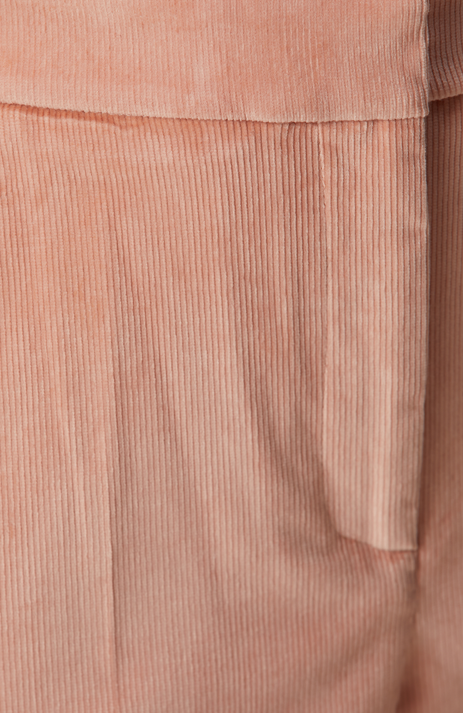 Pembe Limited Fitilli Kadife Pantolon