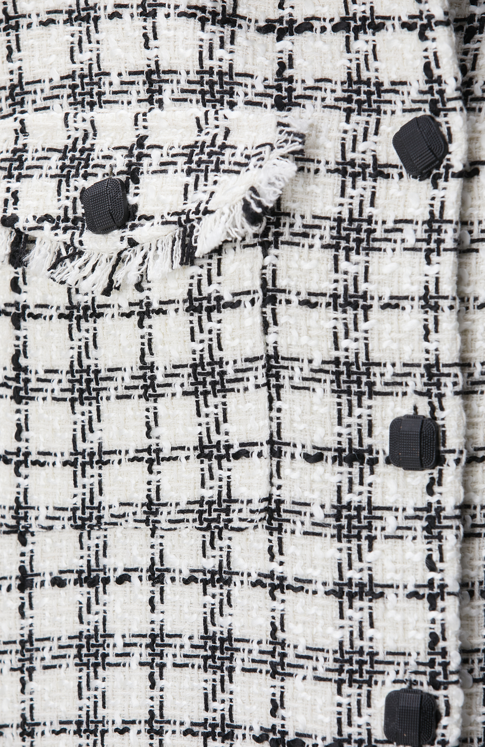 Siyah Kırık Beyaz Dış Gömlek