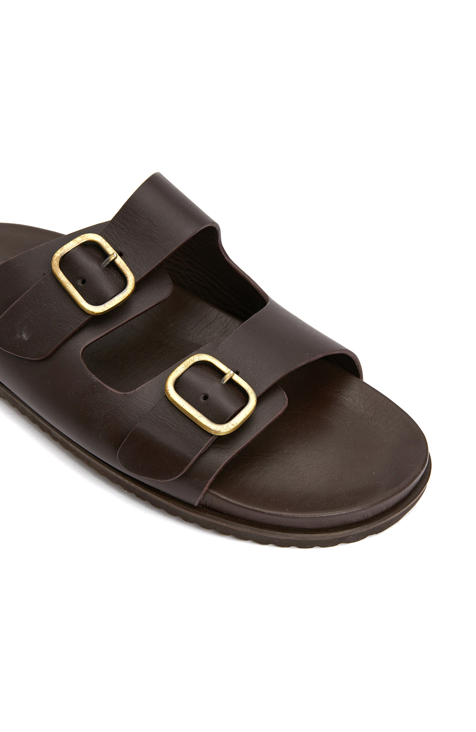 Kahverengi Erkek Deri Terlik