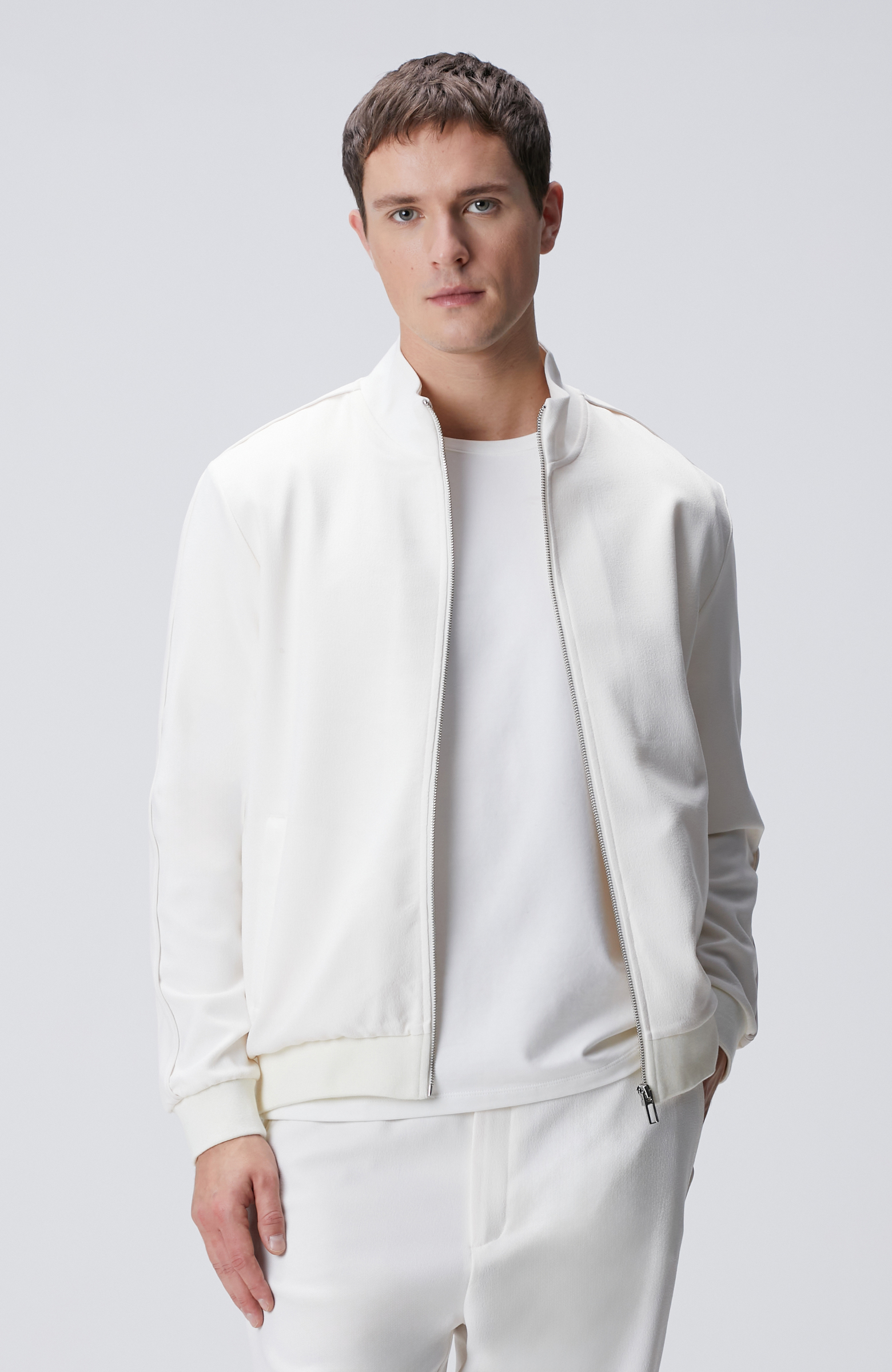 Kırık Beyaz Dış Gömlek