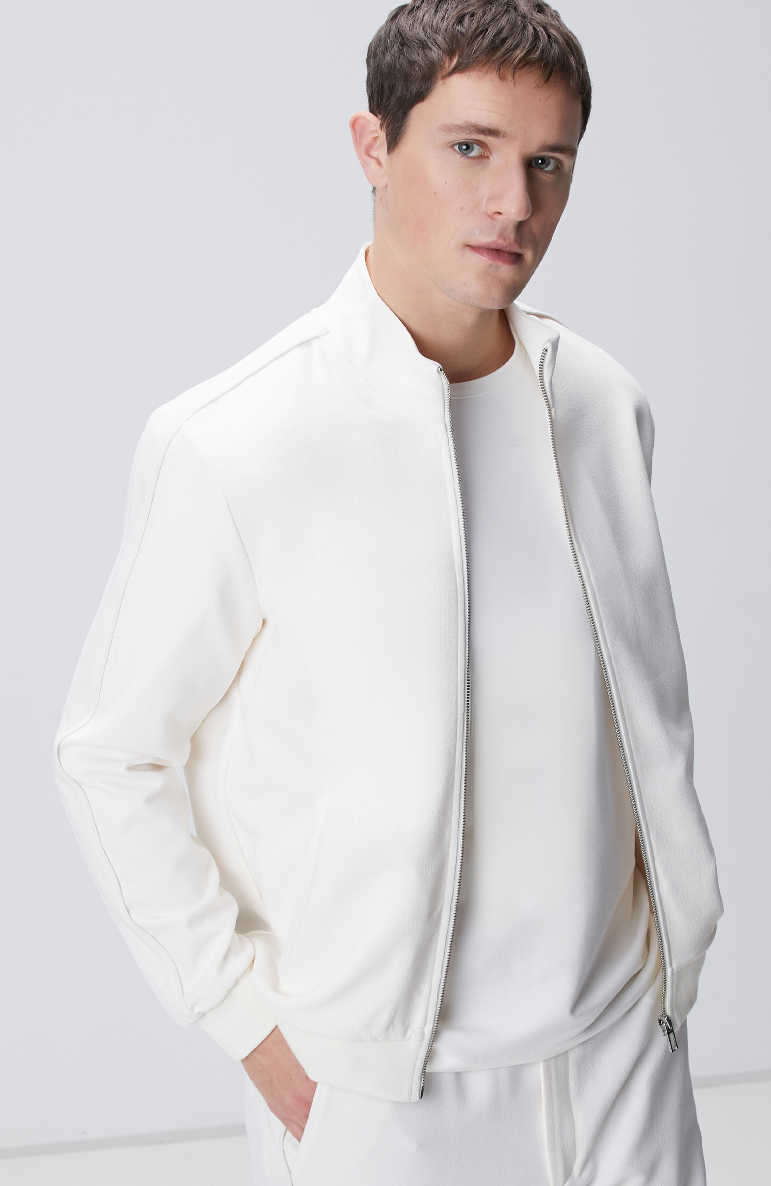 Kırık Beyaz Dış Gömlek