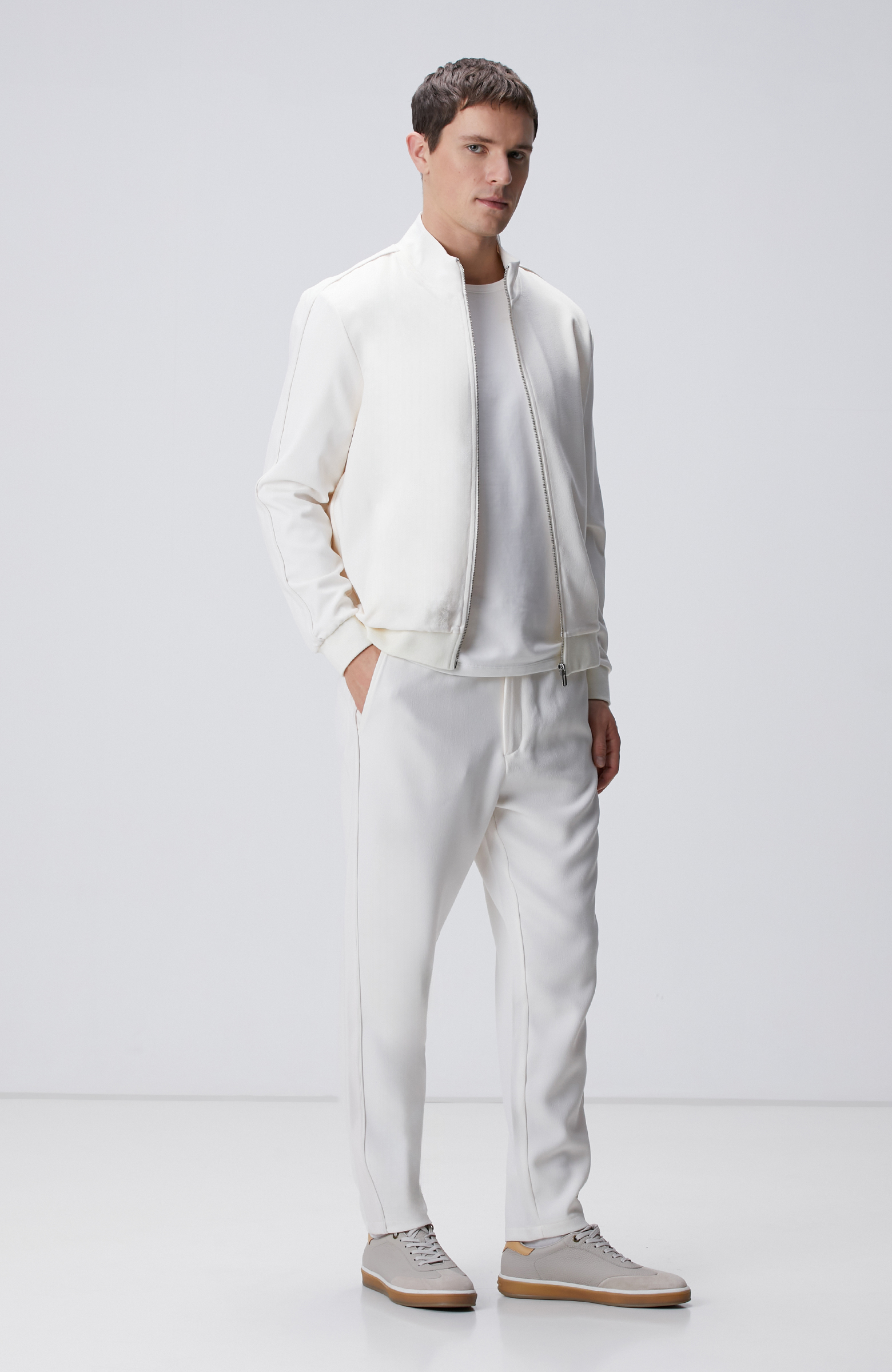 Kırık Beyaz Dış Gömlek