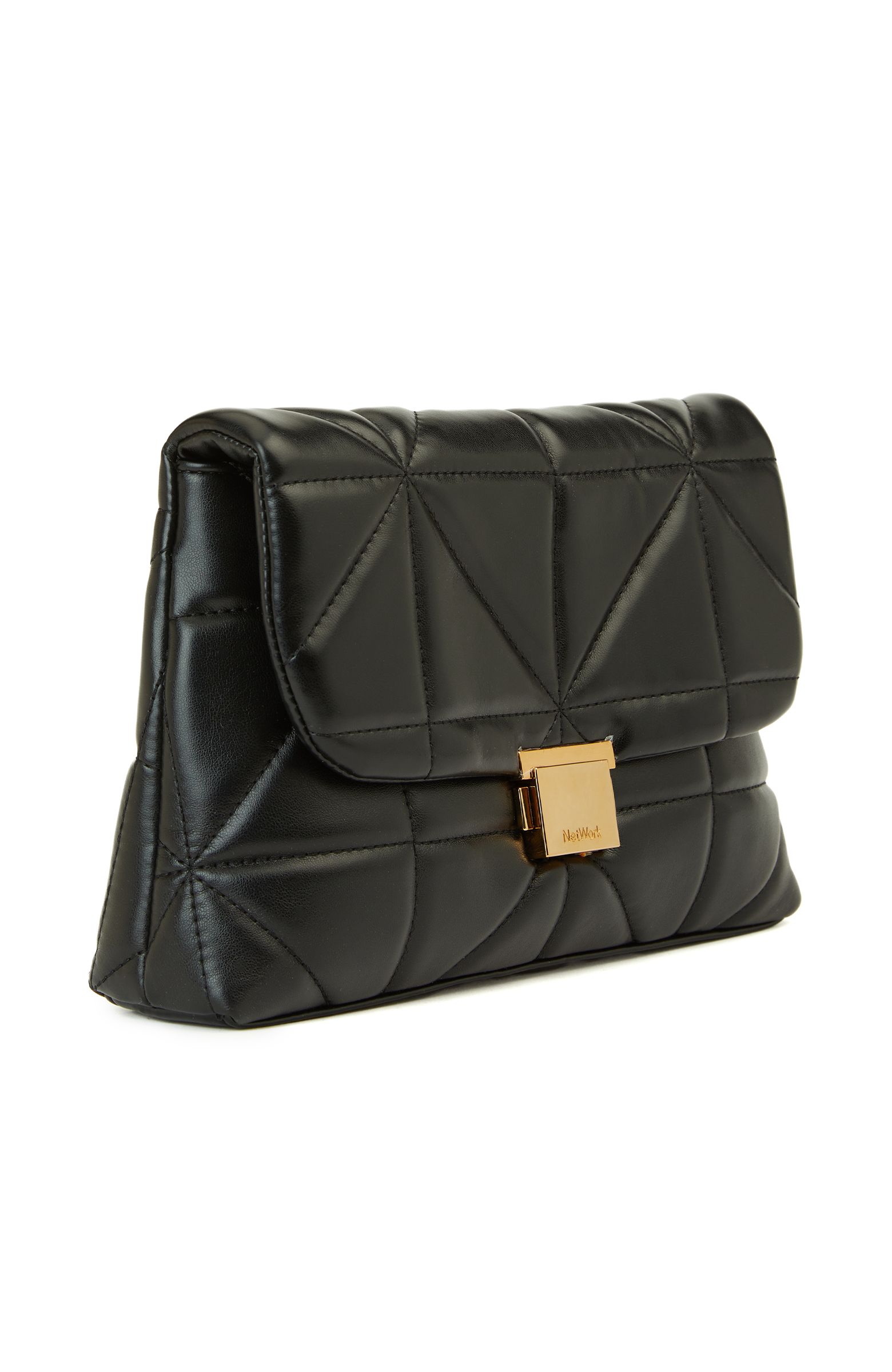 Siyah Kapitoneli Kadın Clutch