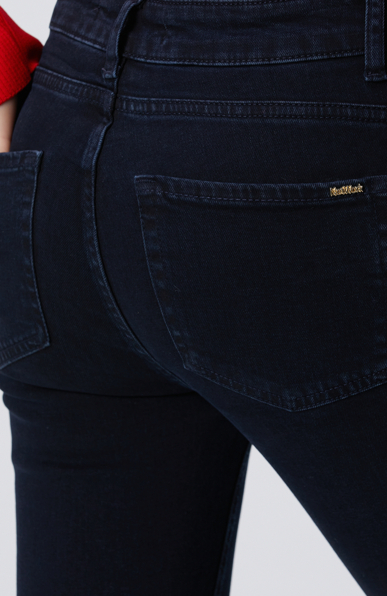 Lacivert Basic Push Up Denim Pantolon