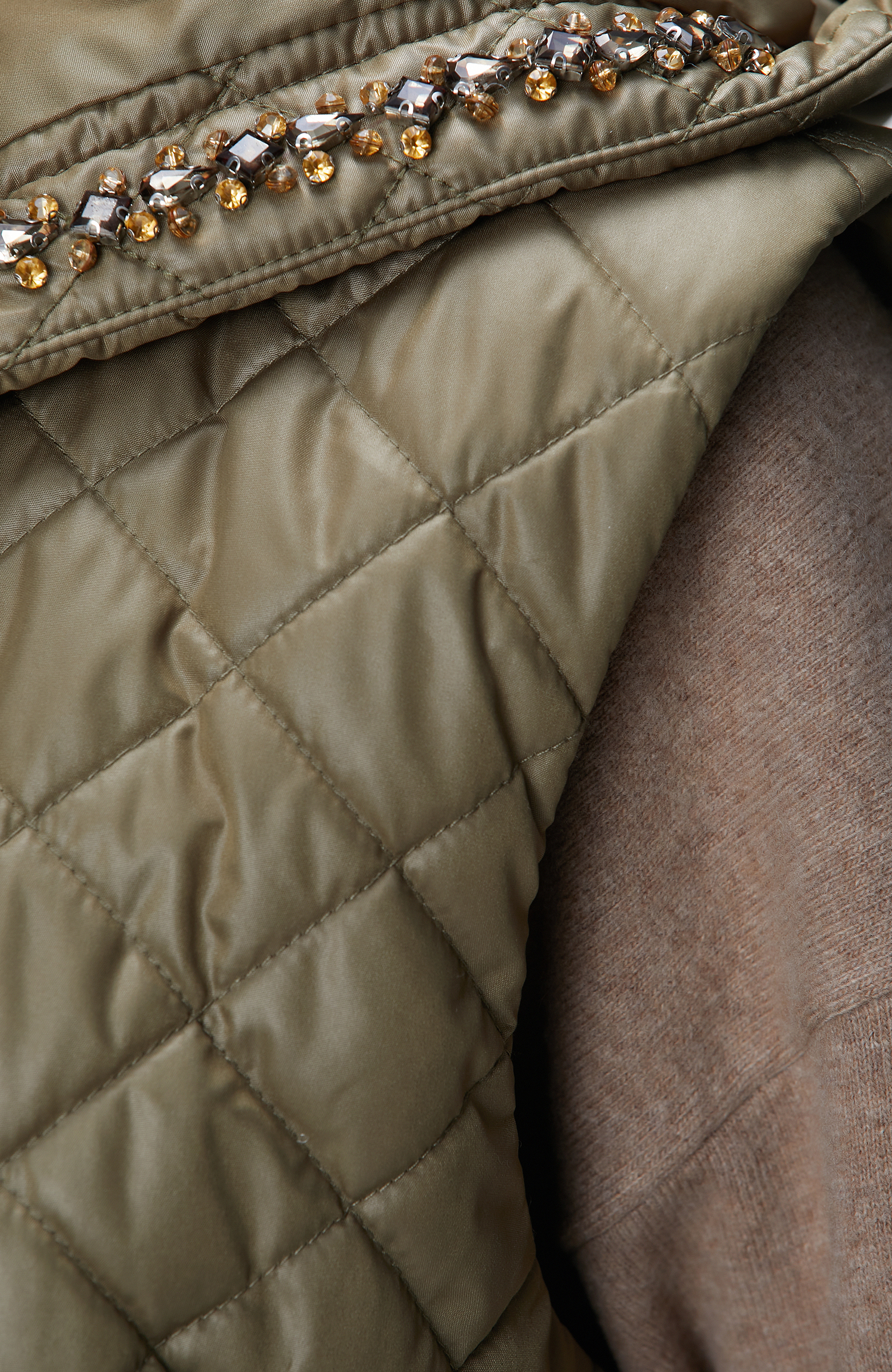 Haki Kapitoneli Casual Yelek