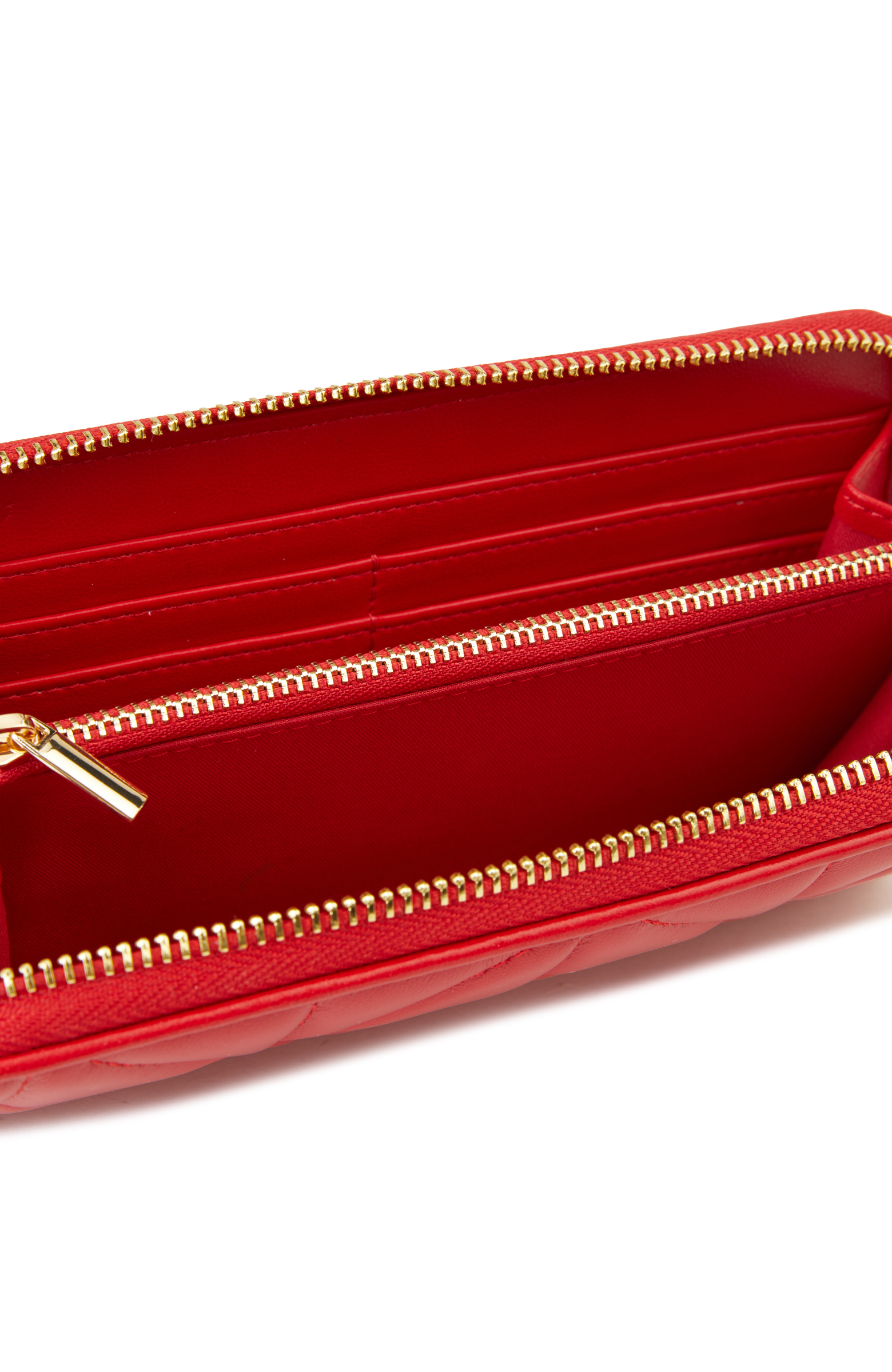 Kırmızı Kapitoneli Kadın Cüzdan