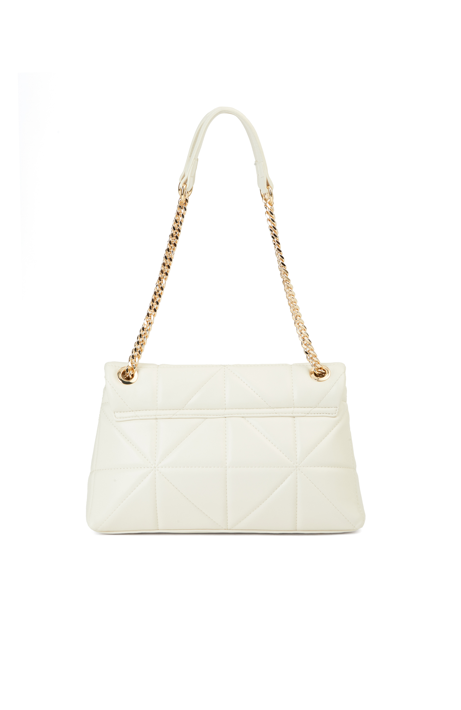 Kırık Beyaz Kapitoneli Kadın Çanta