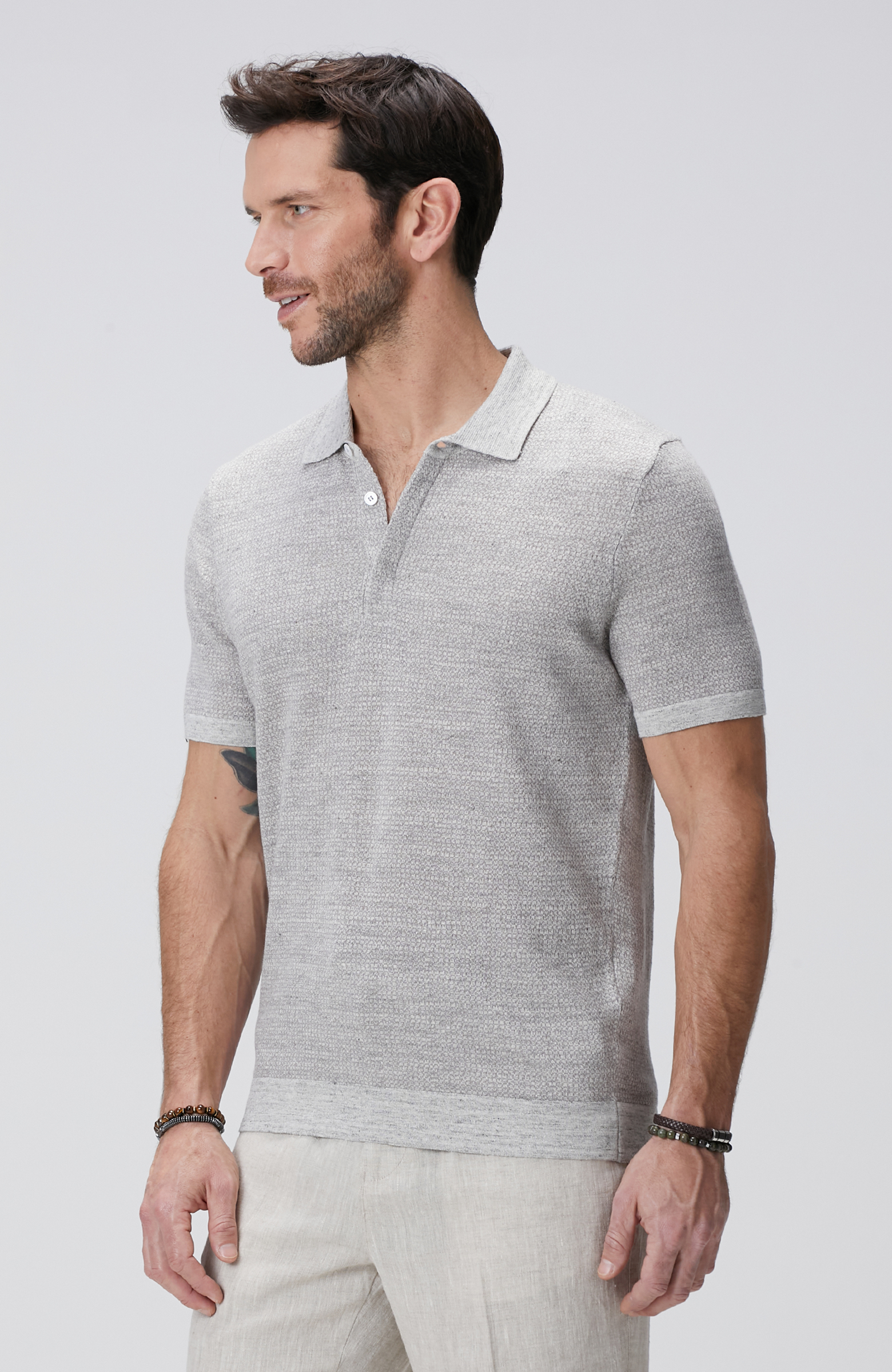 Limited Gri Keten Karışımlı Kazak