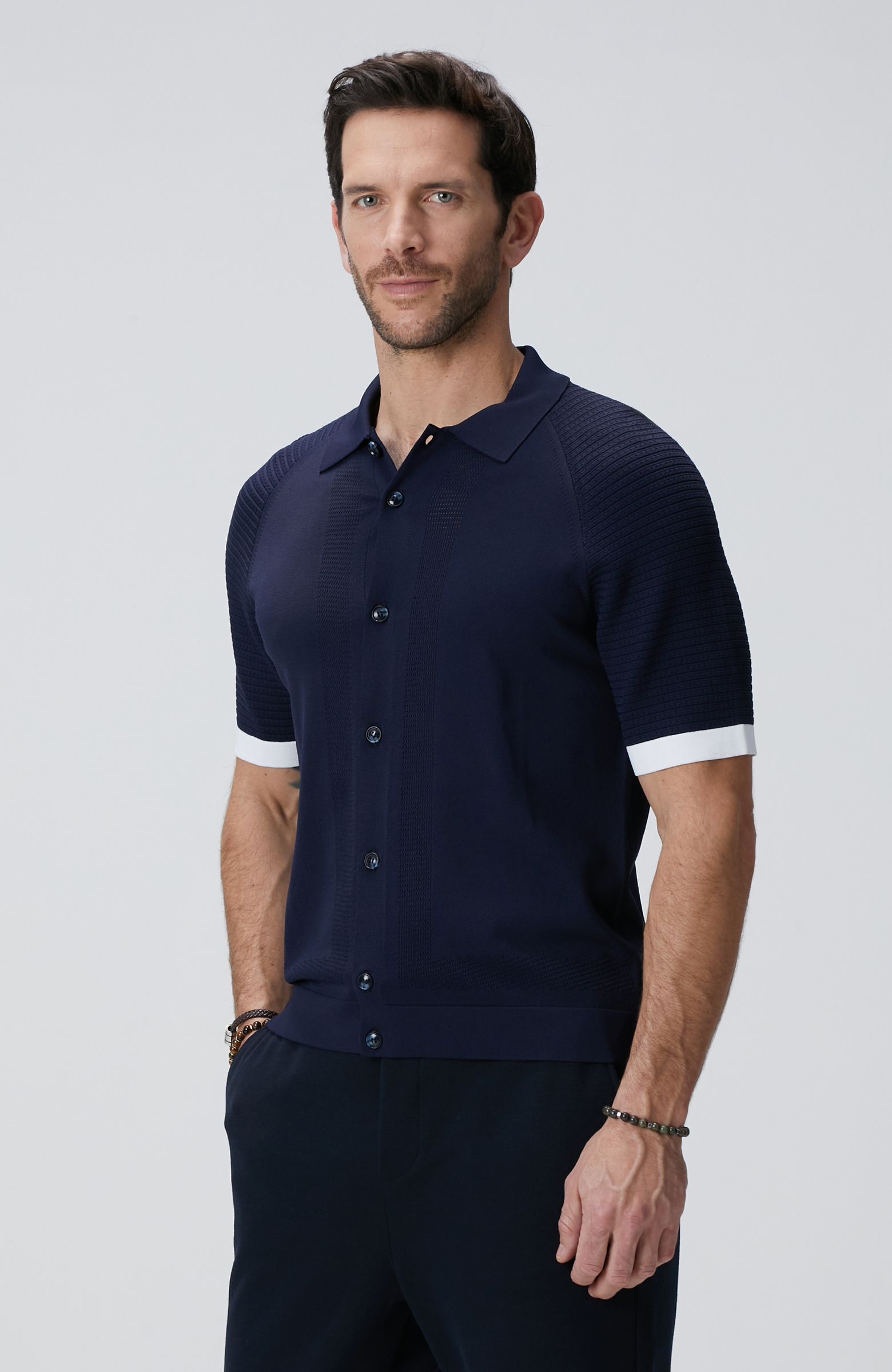 Lacivert Triko Hırka