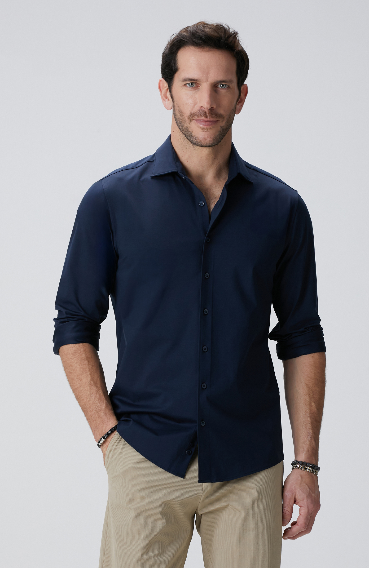 N-Tech Lacivert Gömlek