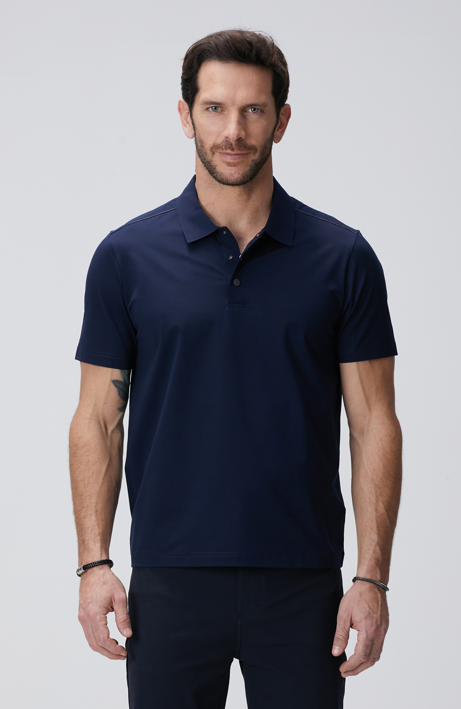 N-Tech Lacivert Polo Yaka T-shirt
