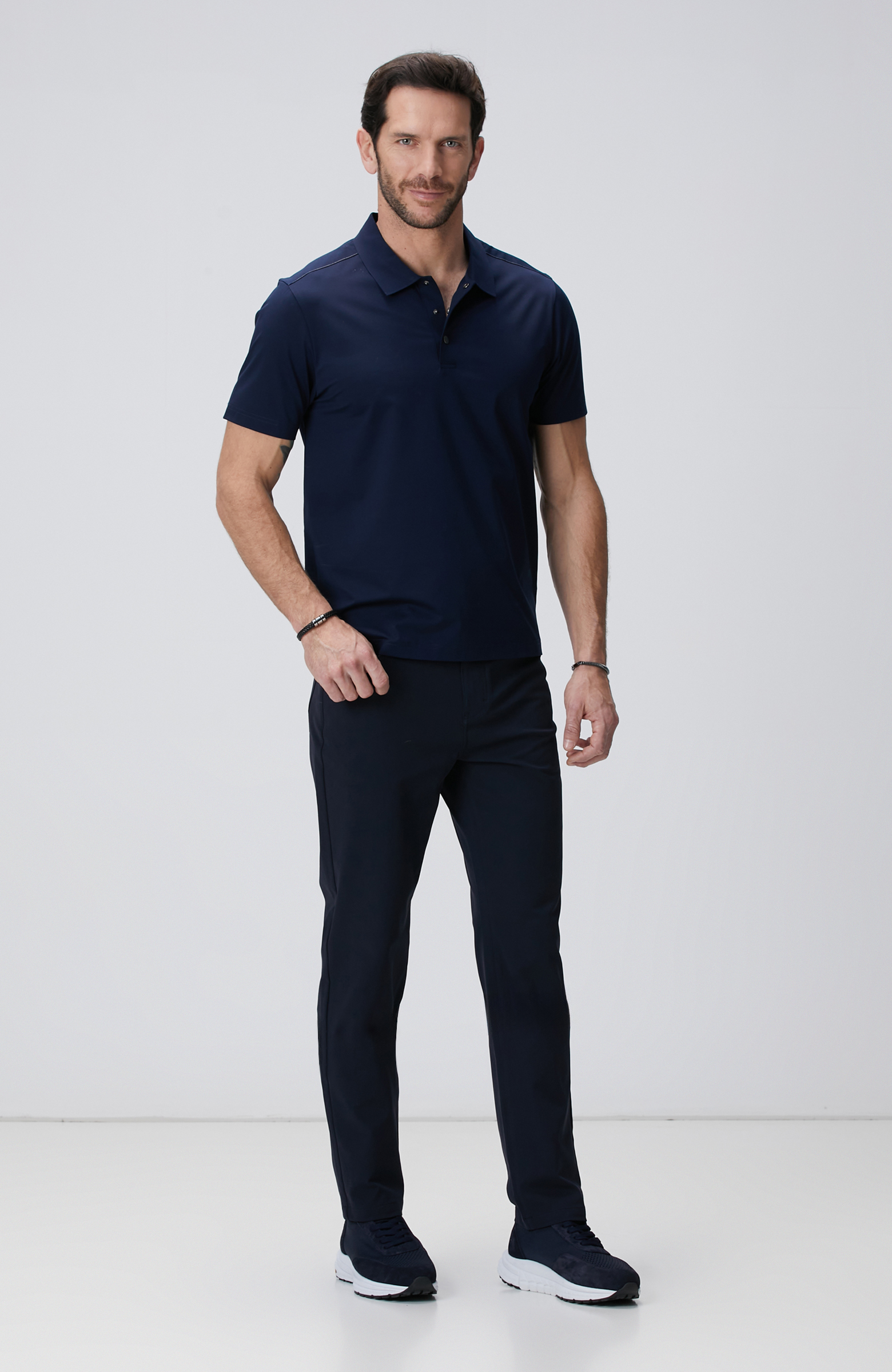 N-Tech Lacivert Polo Yaka T-shirt