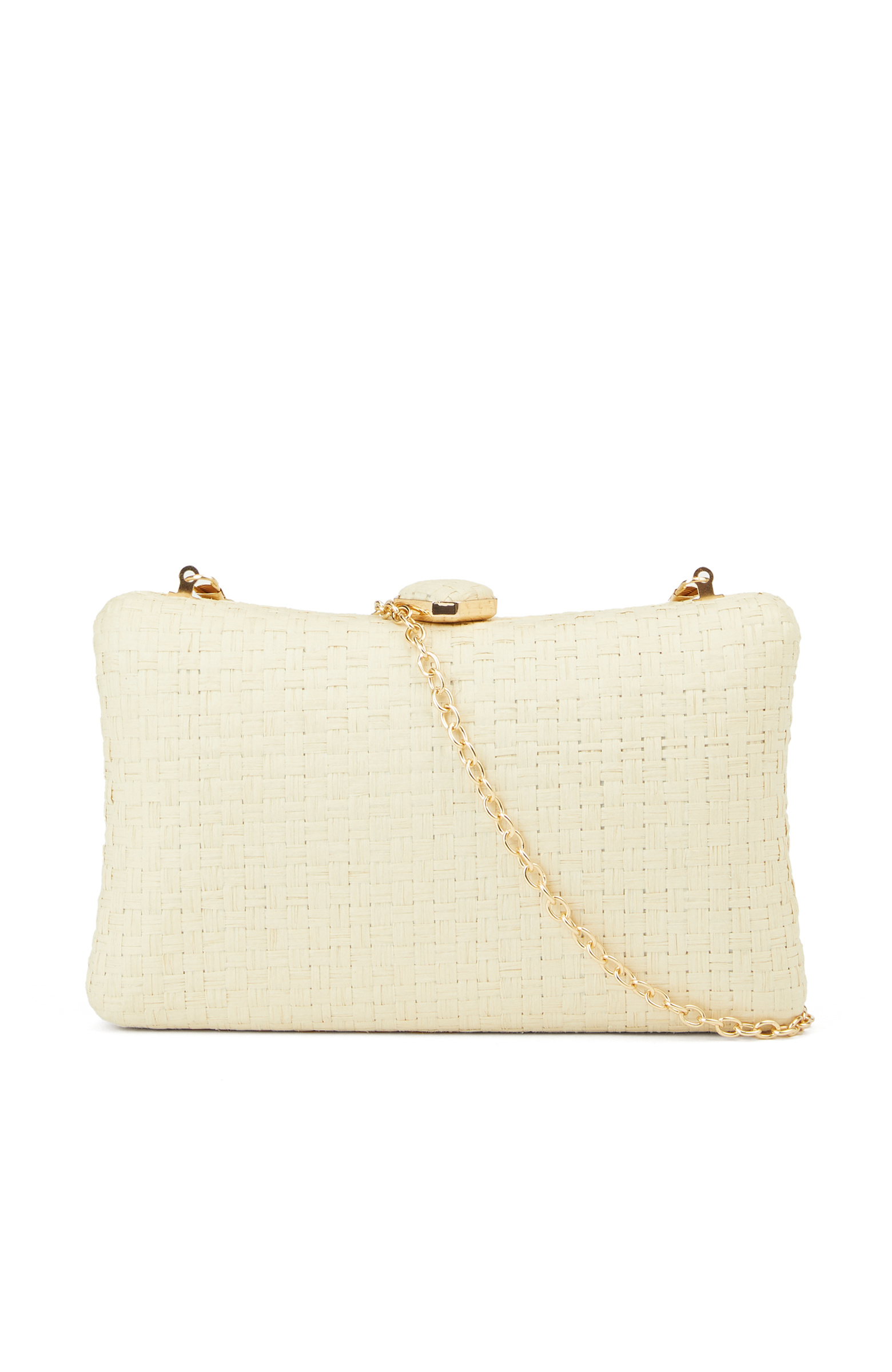 Bej Kadın Hasır Çanta