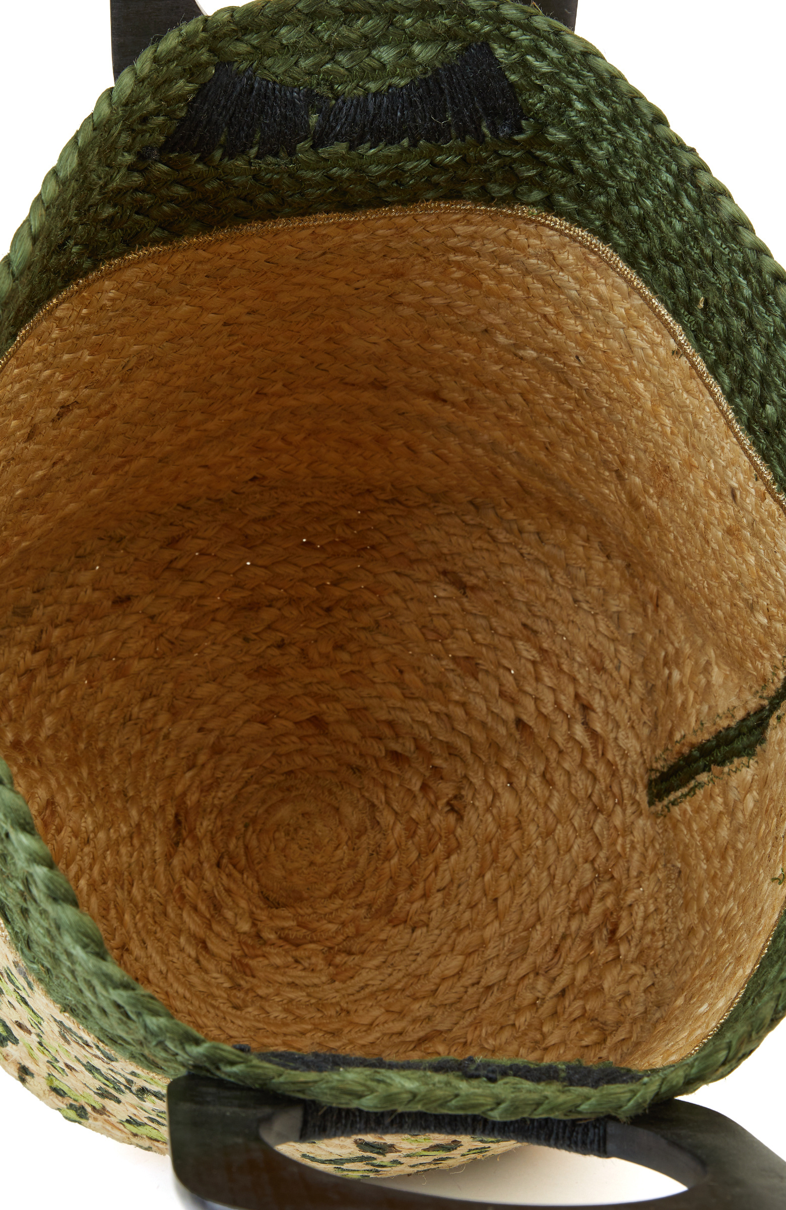 Haki Leopar Desenli Kadın Çanta