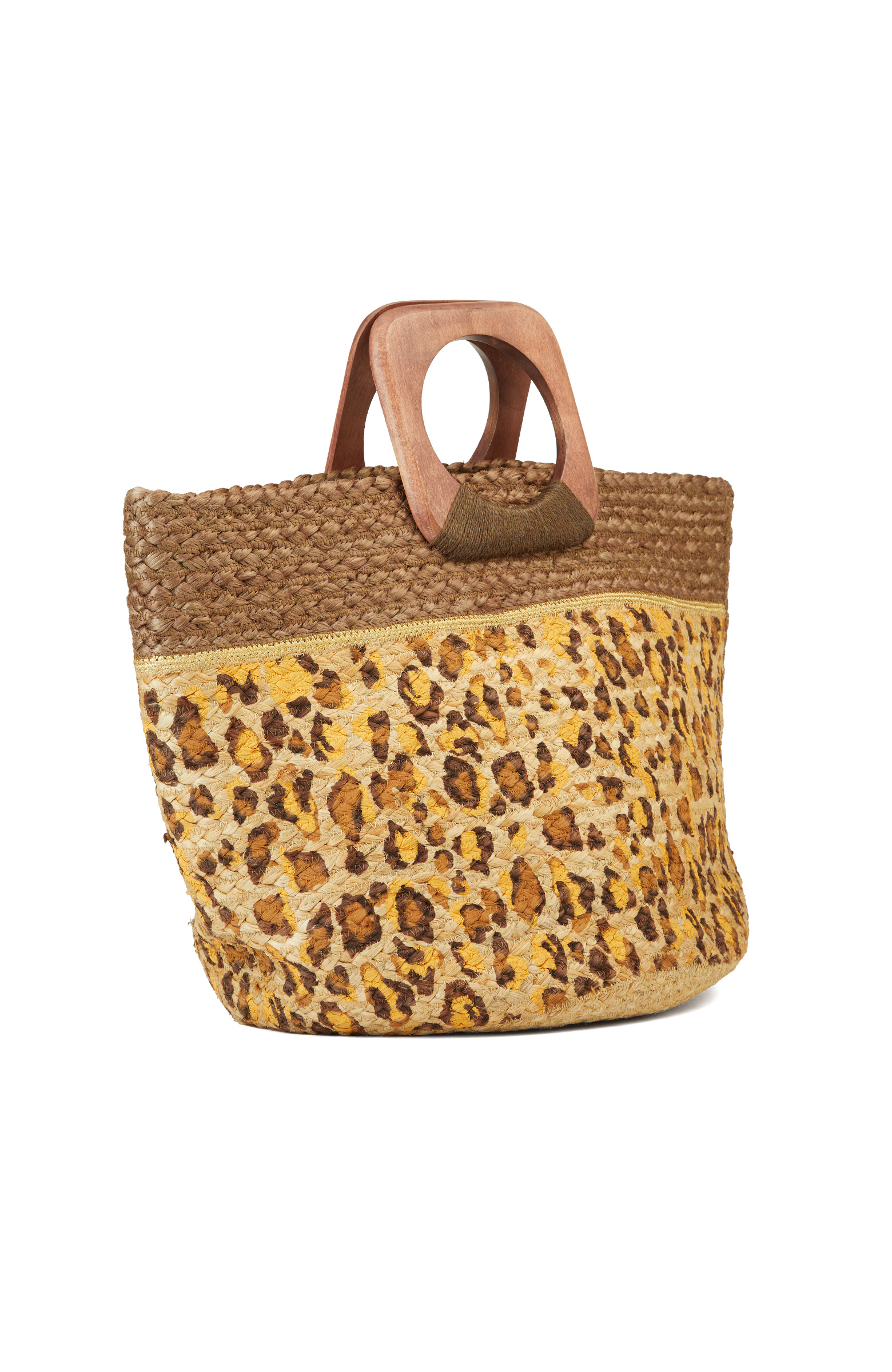 Kahverengi Leopar Desenli Kadın Çanta