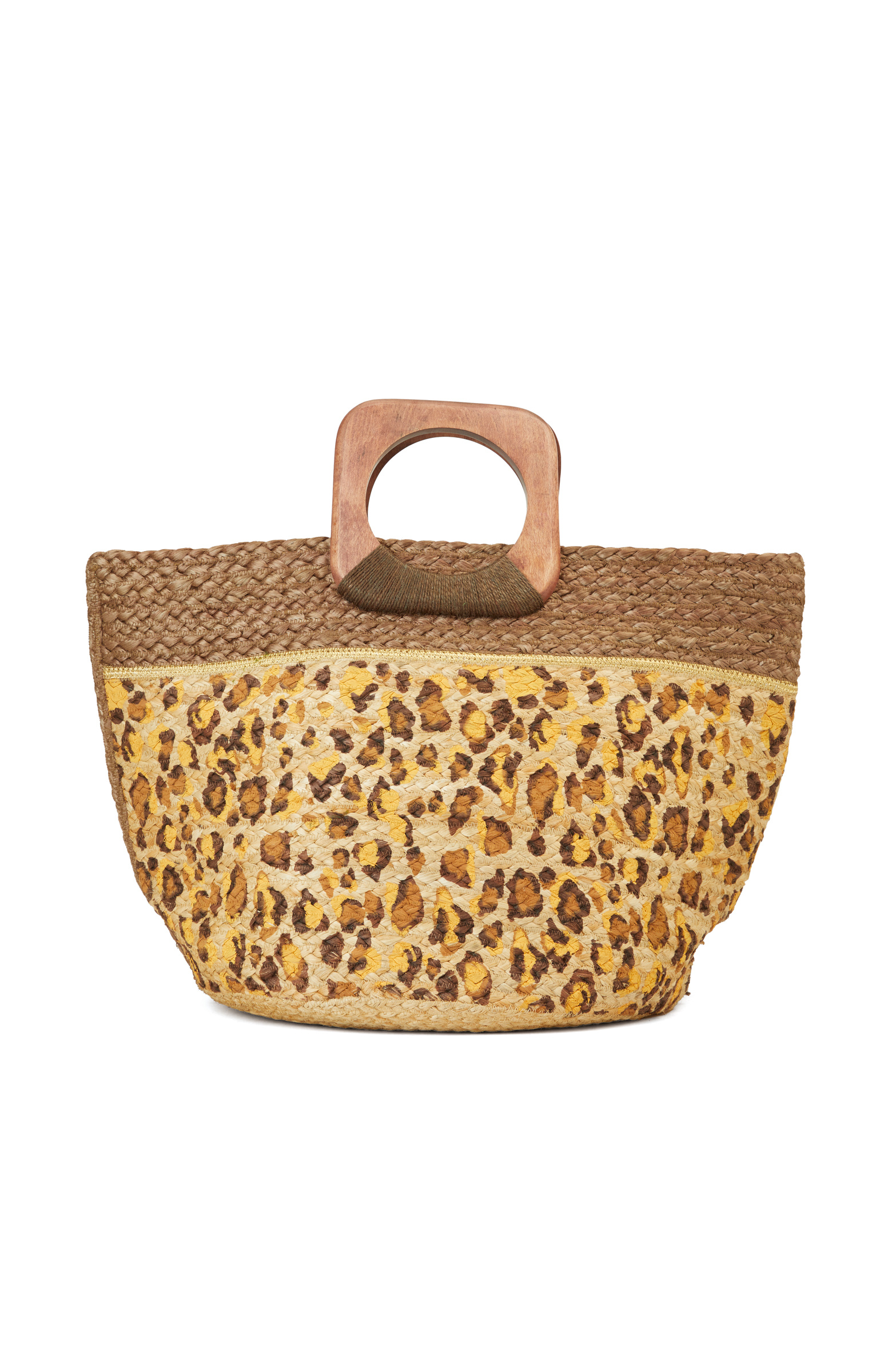 Kahverengi Leopar Desenli Kadın Çanta