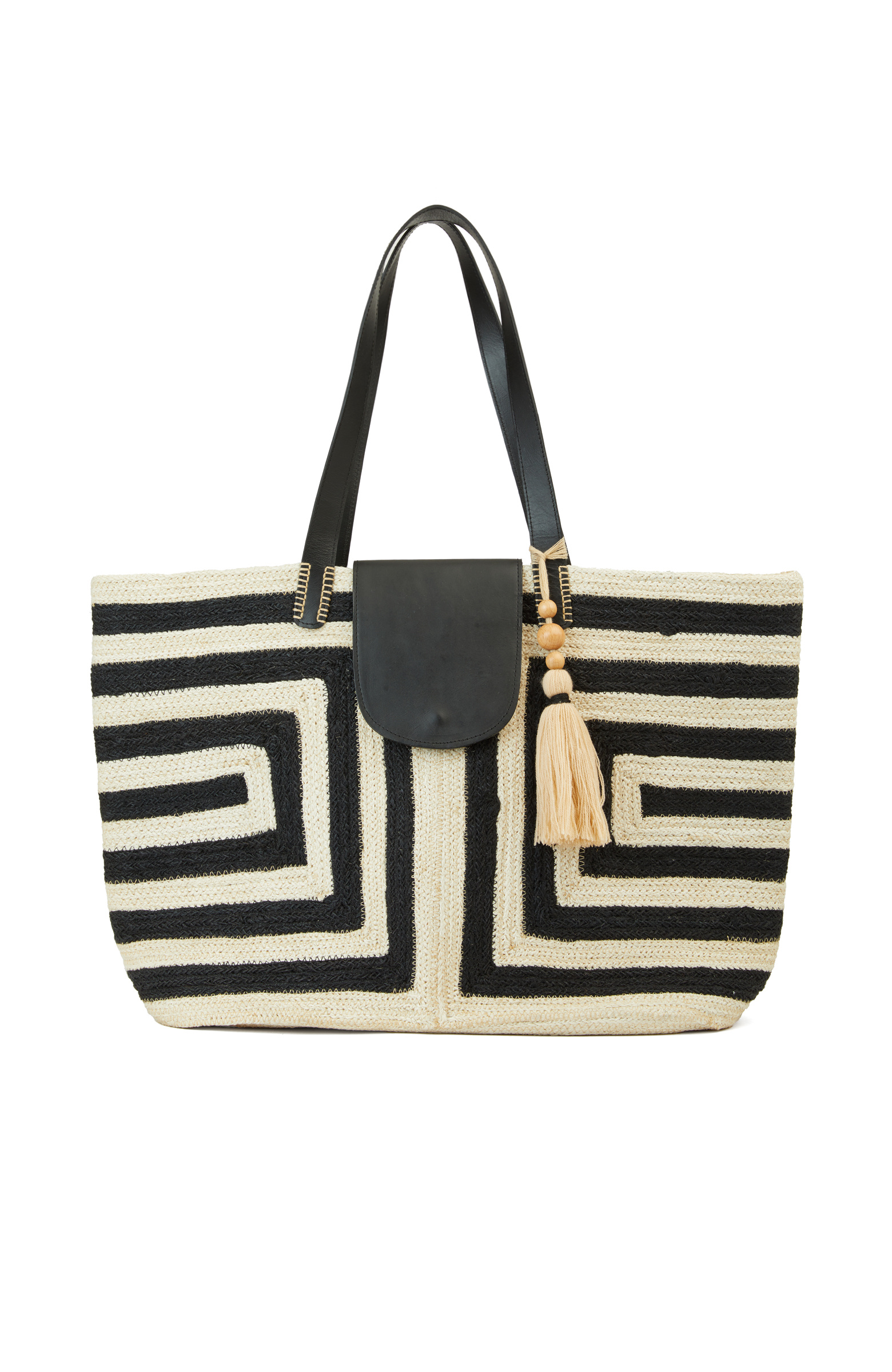 Siyah Kadın Hasır Çanta