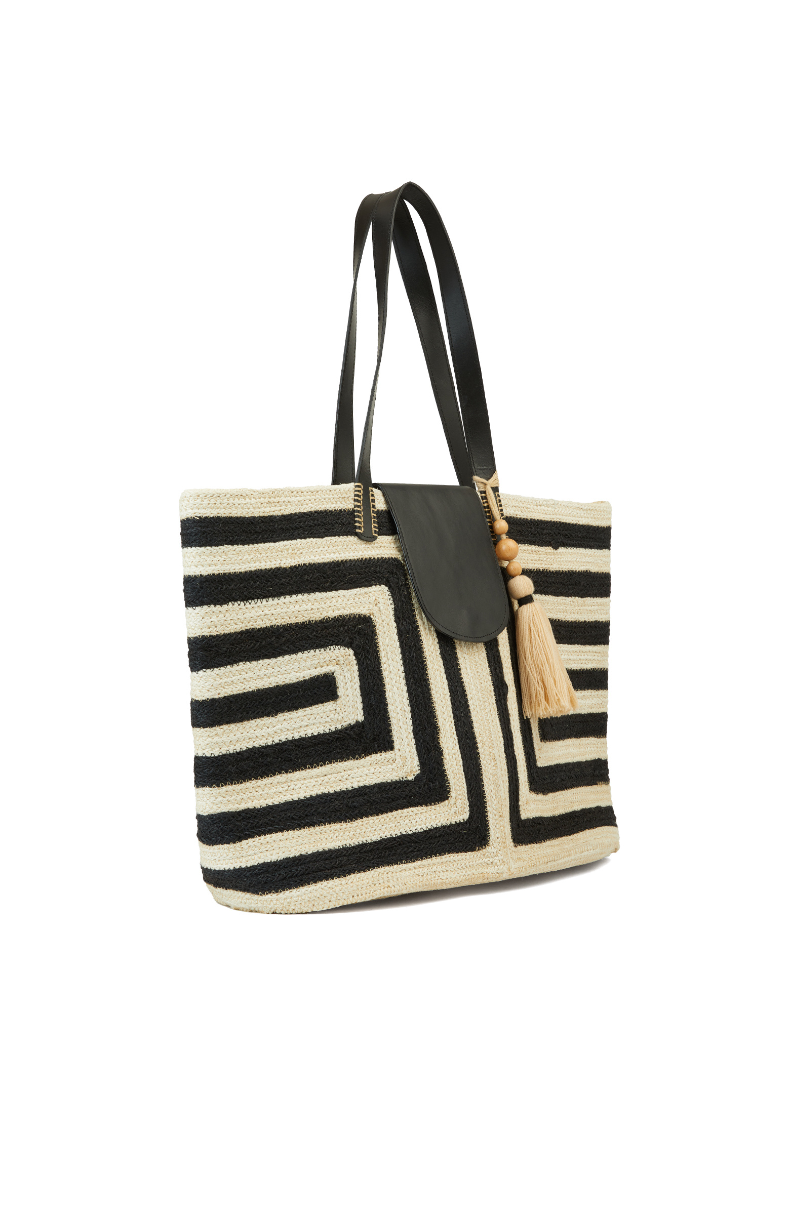 Siyah Kadın Hasır Çanta