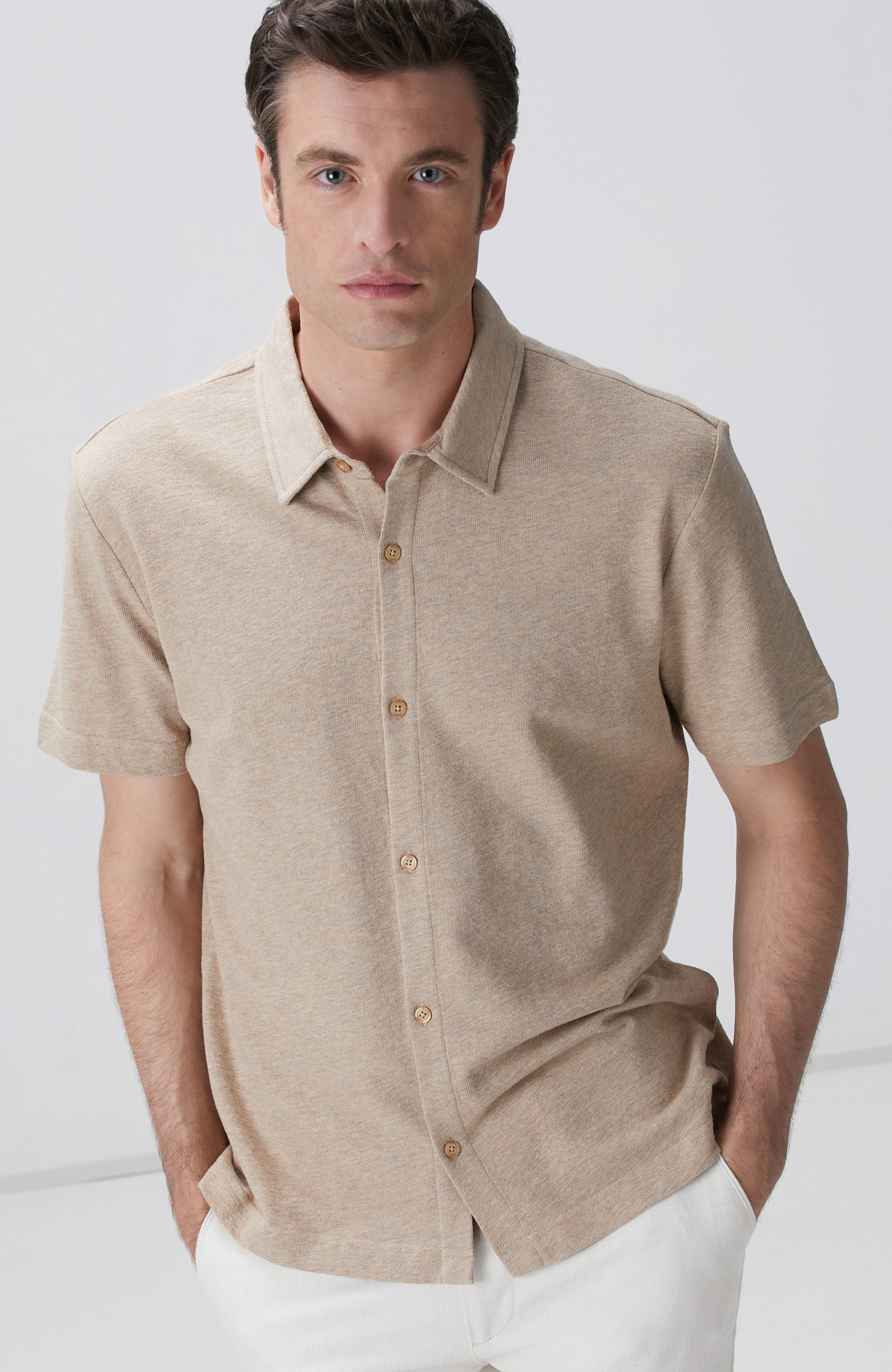 Camel Melanj Gömlek