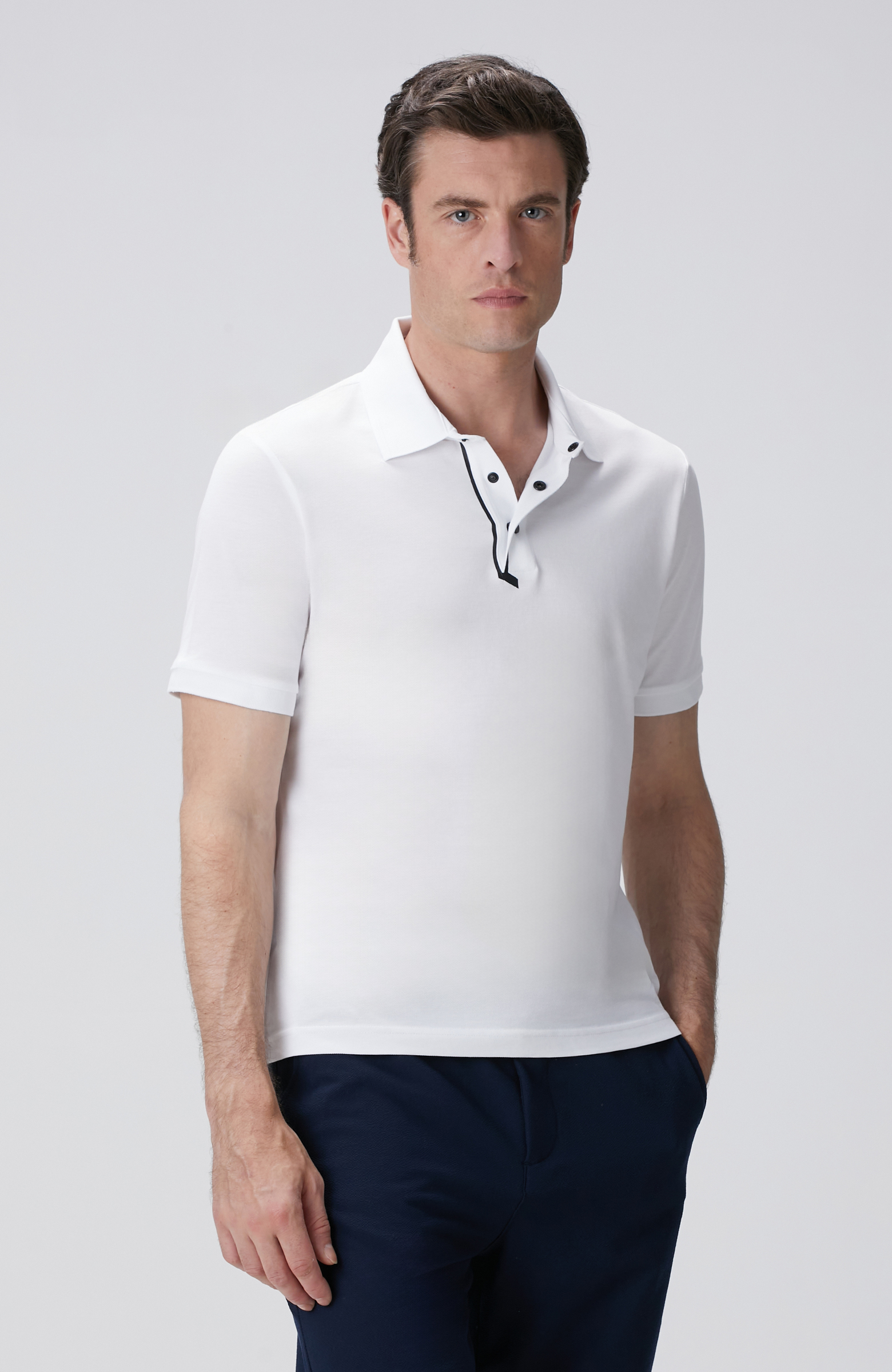 N-Tech Beyaz Polo T-shirt
