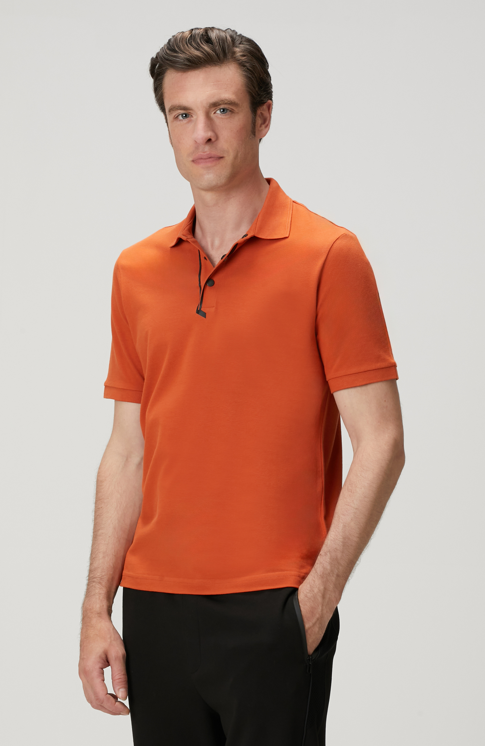 N-Tech Turuncu Polo Yaka T-shirt