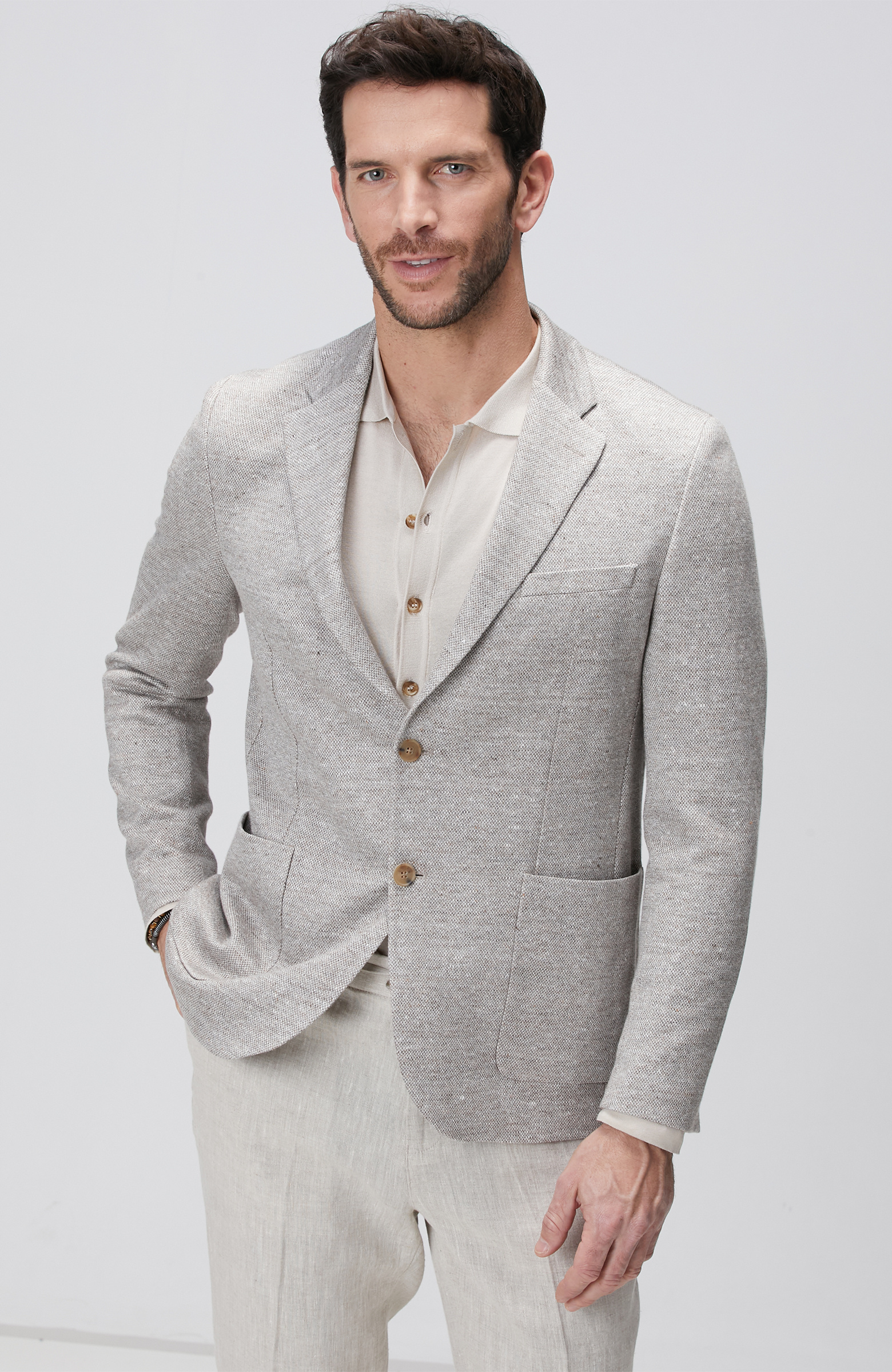 Limited Loro Piana Kumaşından Üretilen Vizon Örme Ceket