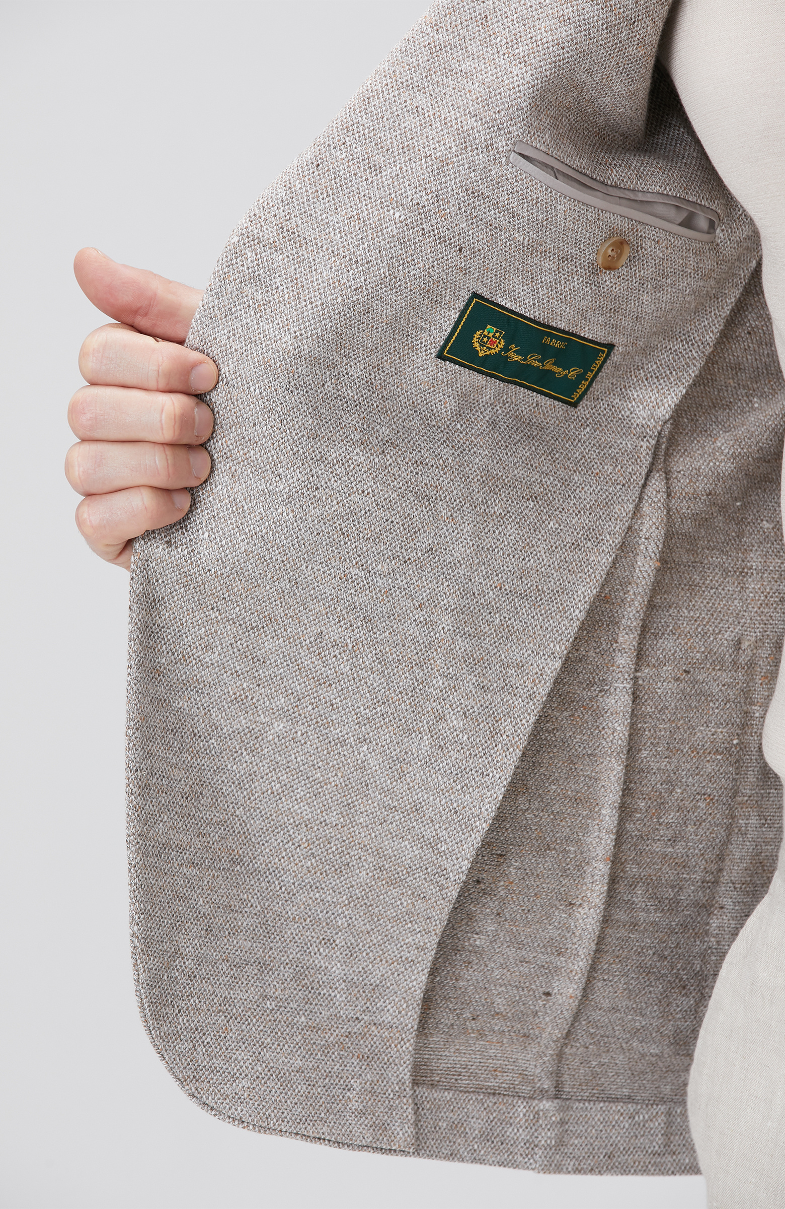 Limited Loro Piana Kumaşından Üretilen Vizon Örme Ceket