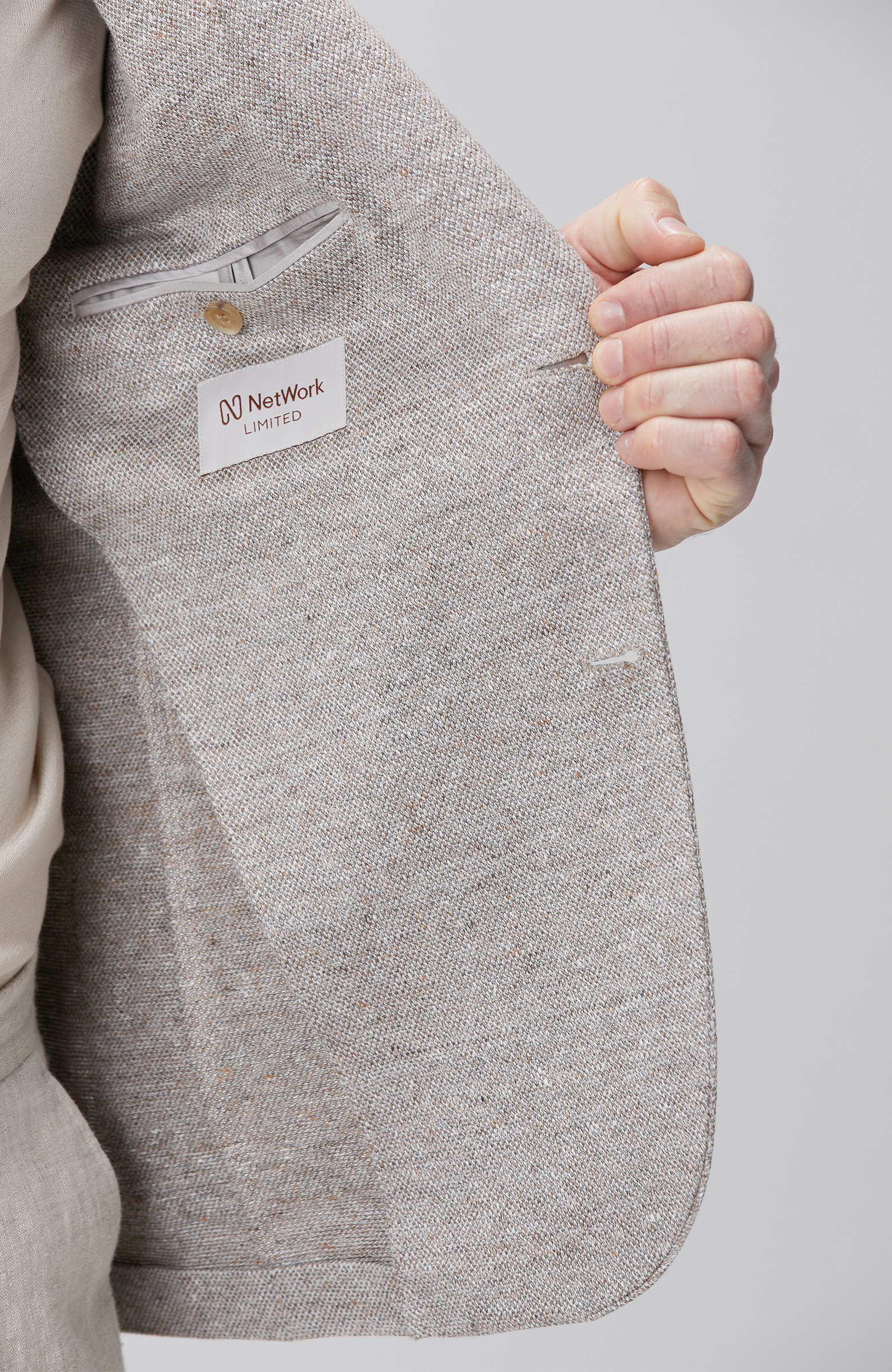 Limited Loro Piana Kumaşından Üretilen Vizon Örme Ceket