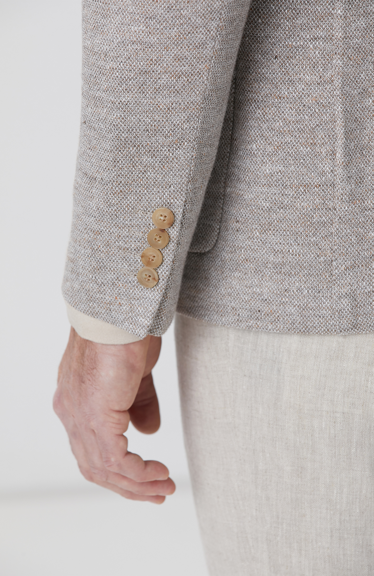 Limited Loro Piana Kumaşından Üretilen Vizon Örme Ceket